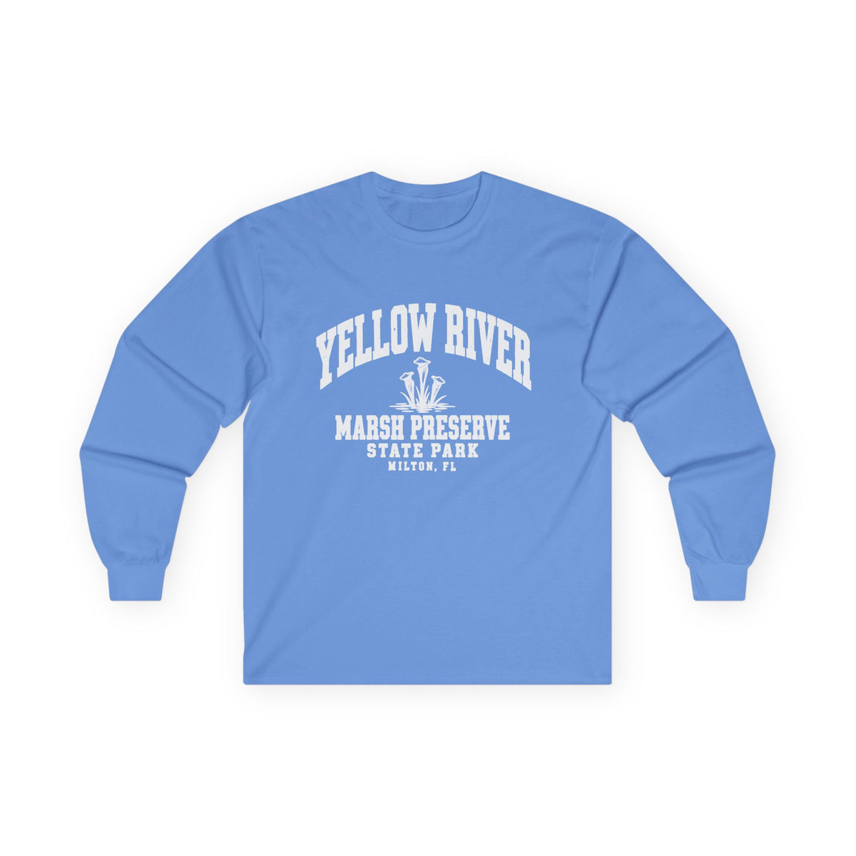 Vintage Florida Wetlands Park Emblem- Long Sleeve Tee