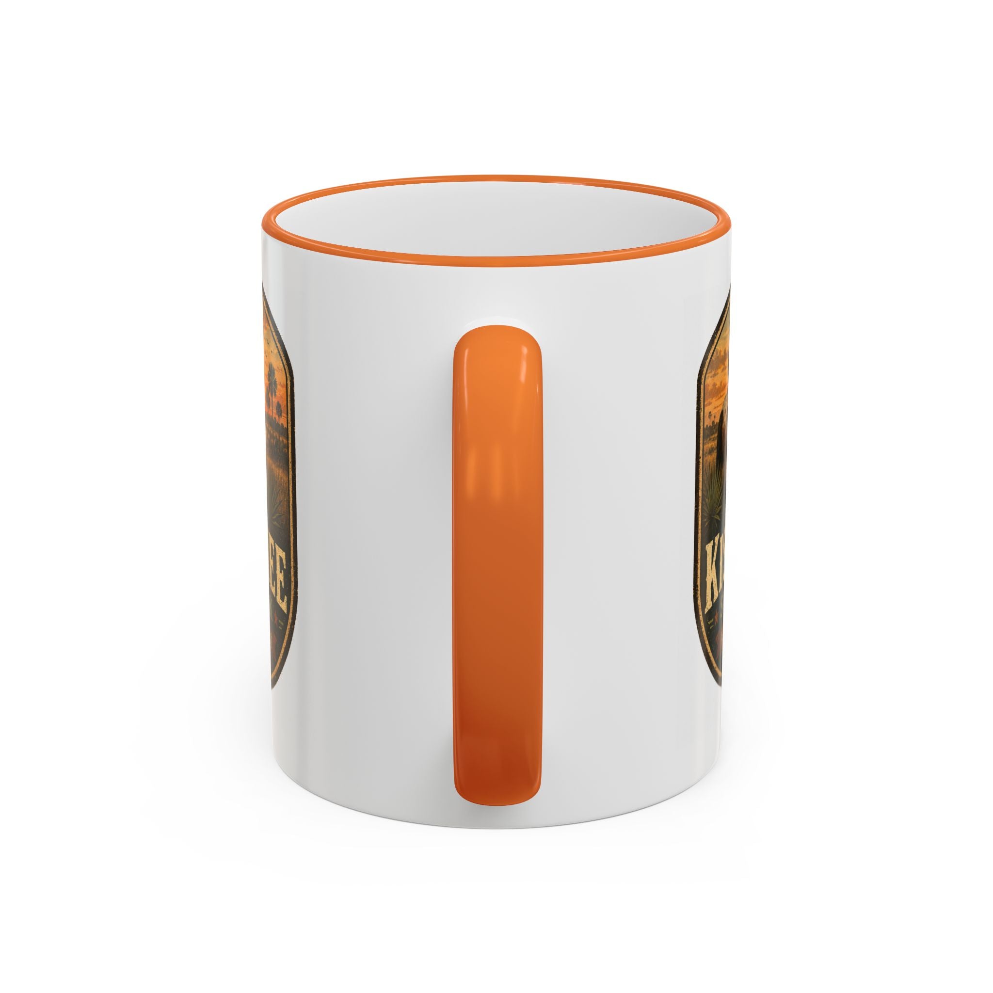 Lake Kissimmee Sunset Mug — Accent Rim & Handle 11oz/15oz
