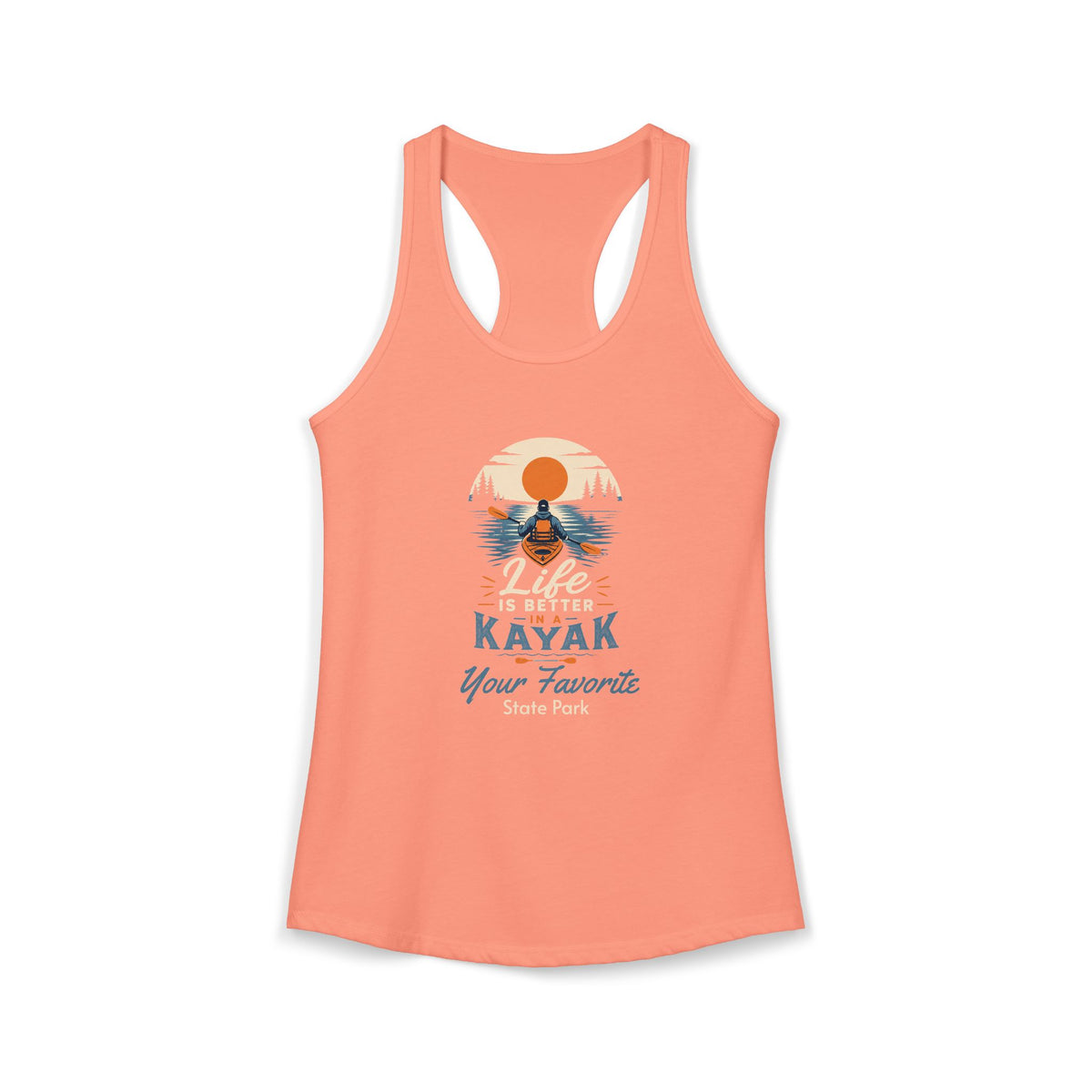 CUSTOMIZABLE Life is Better Racerback Tank