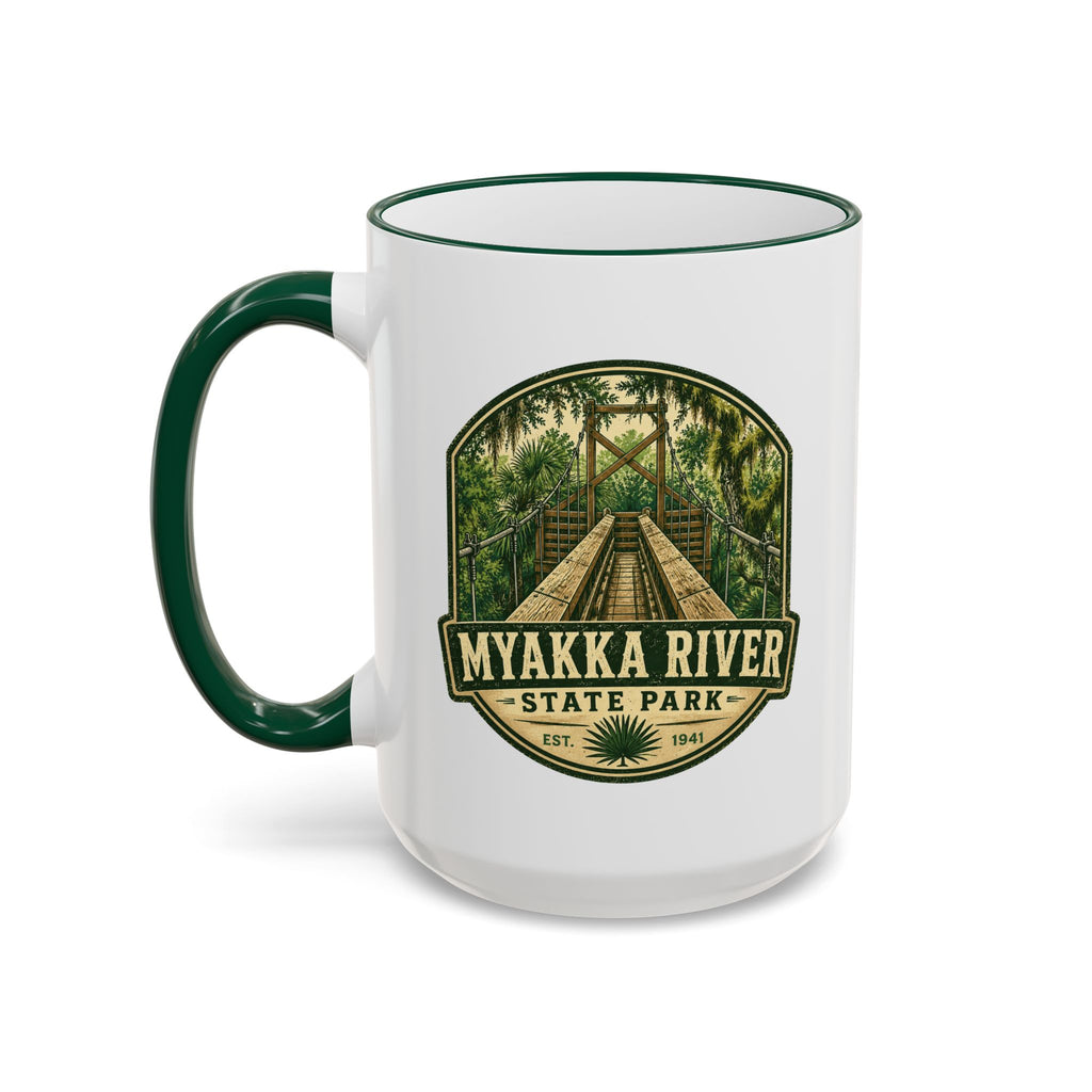 Myakka River Vintage Mug — Accent Rim & Handle 11oz/15oz