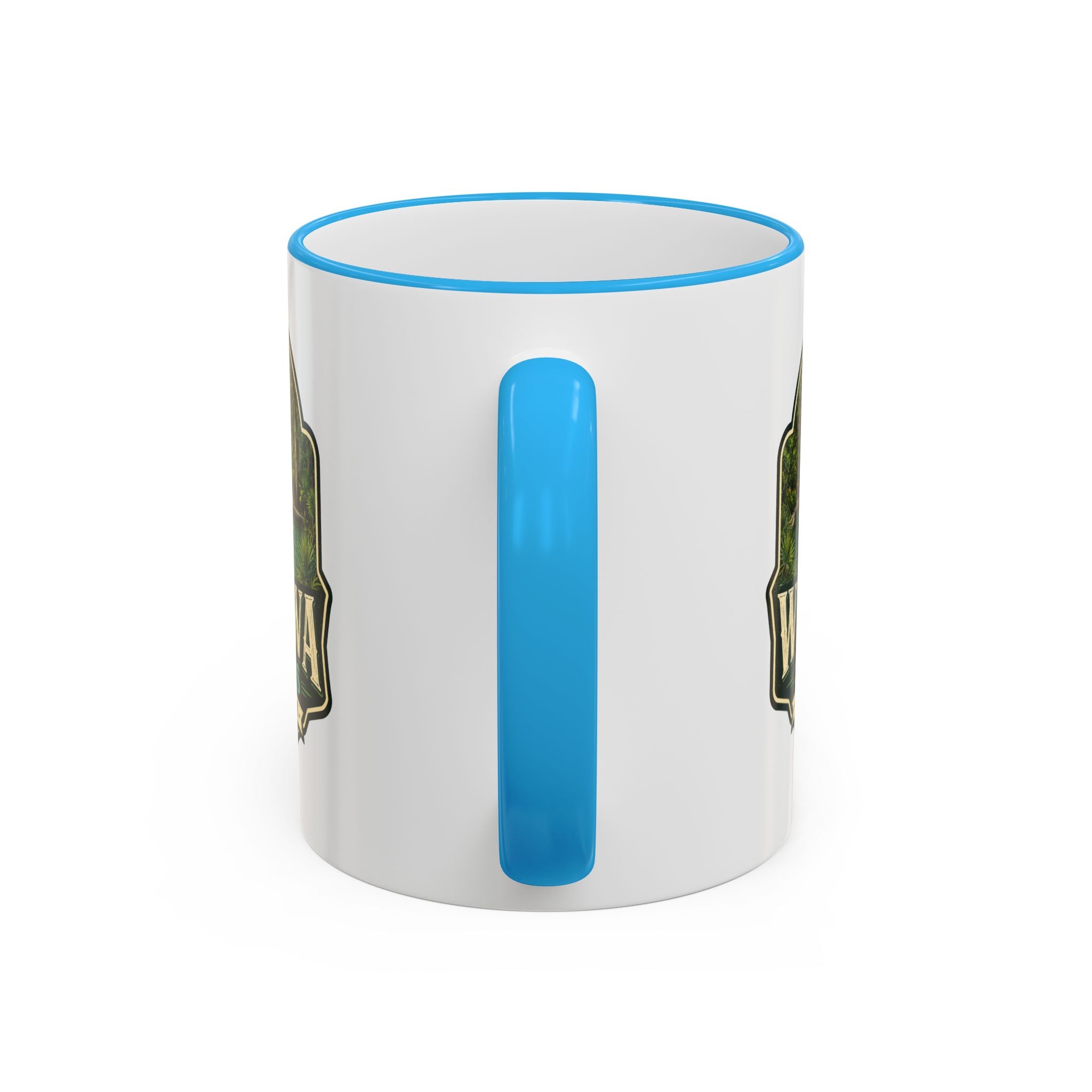 Wekiwa Springs Vintage Mug — Accent Rim & Handle 11oz/15oz