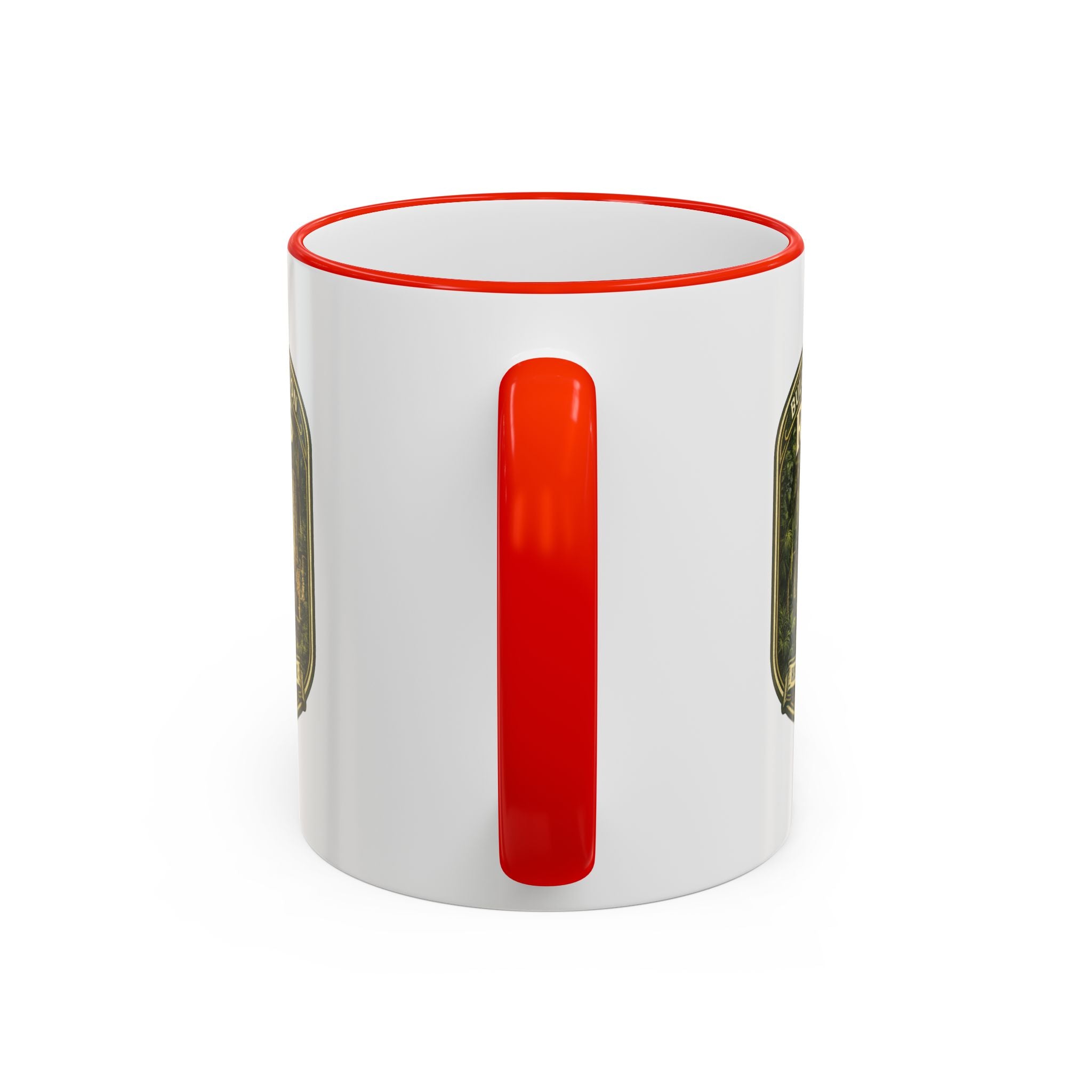 Bulow Ruins Vintage Mug — Accent Rim & Handle 11oz/15oz