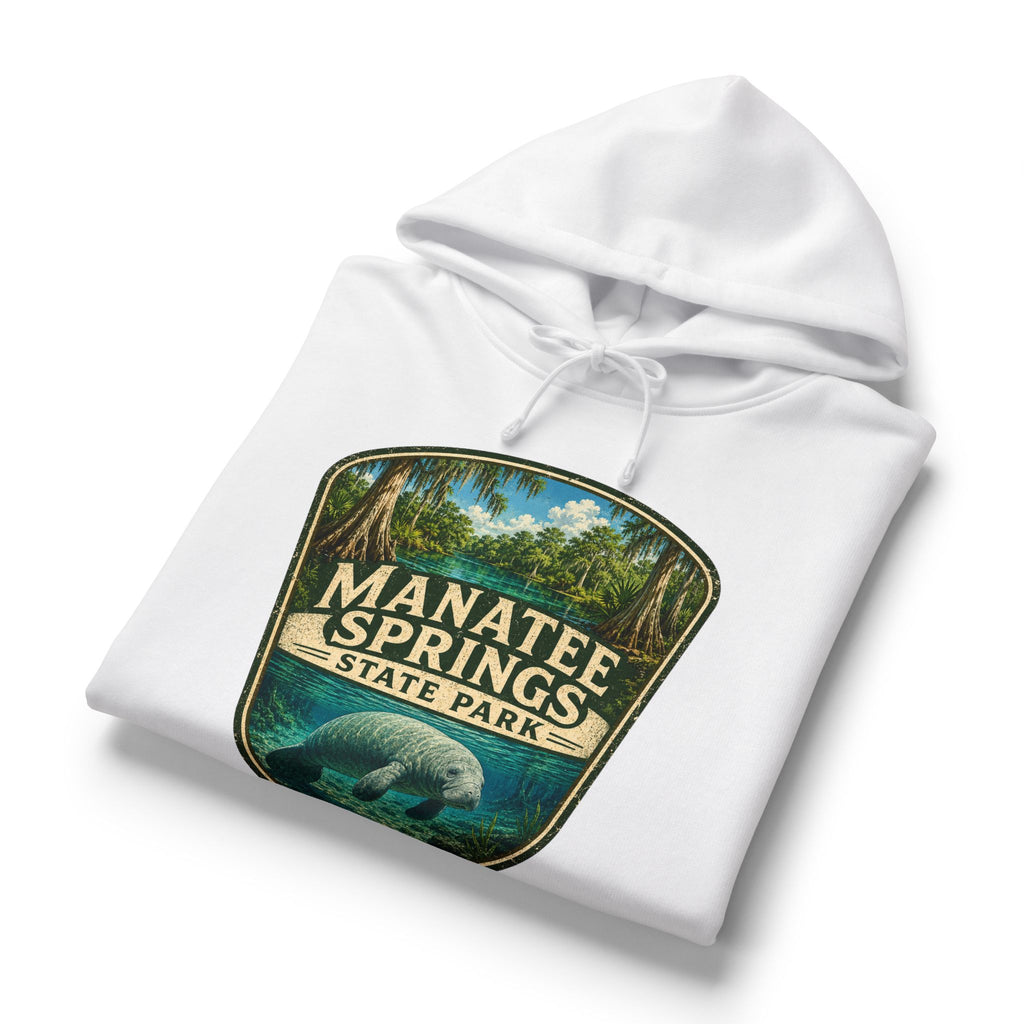 Manatee Springs Hoodie — Vintage Manatee