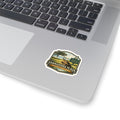 Fernandina Plaza Historic State Park Sticker — Vintage Cannon Travel Decal
