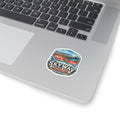 Skyway Fishing Pier Sticker — Vintage Pier & Fish Kiss-Cut Decal