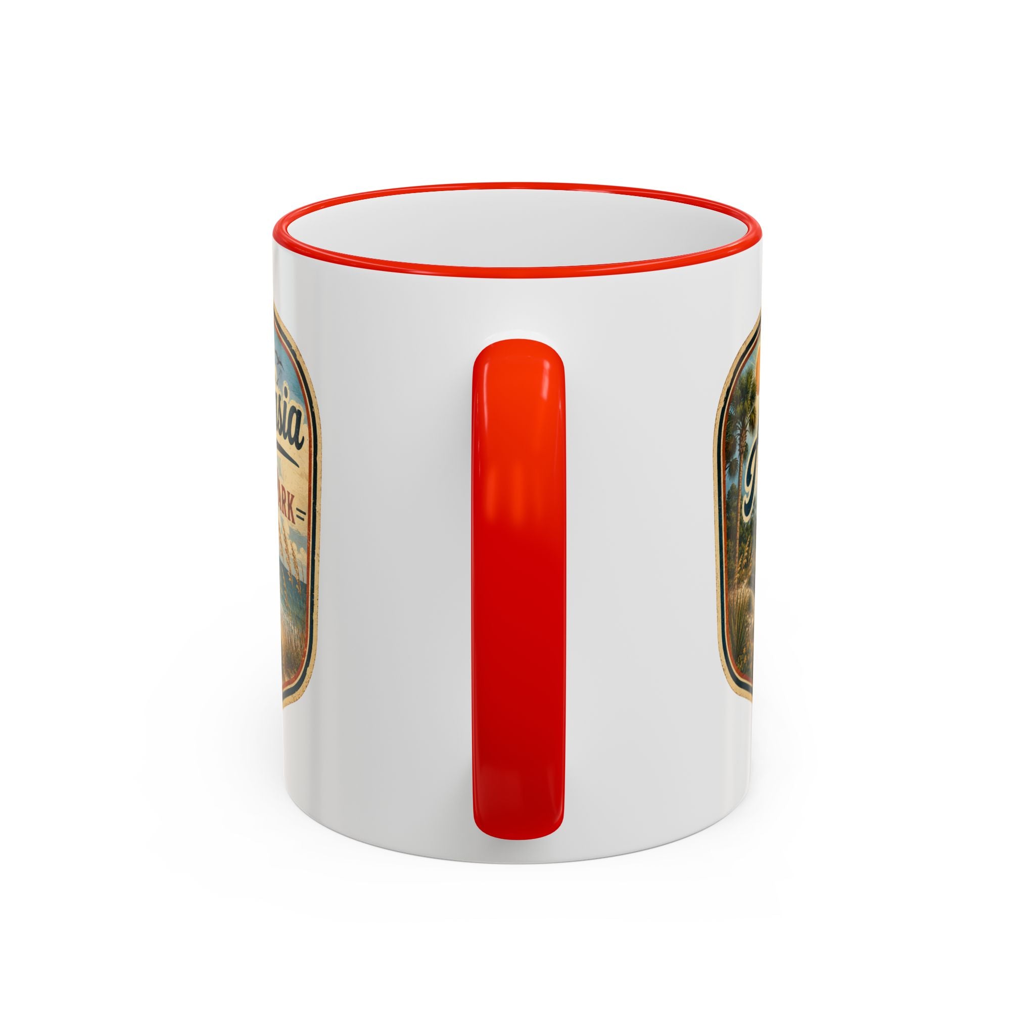 Anastasia Vintage Mug — Accent Rim & Handle 11oz/15oz