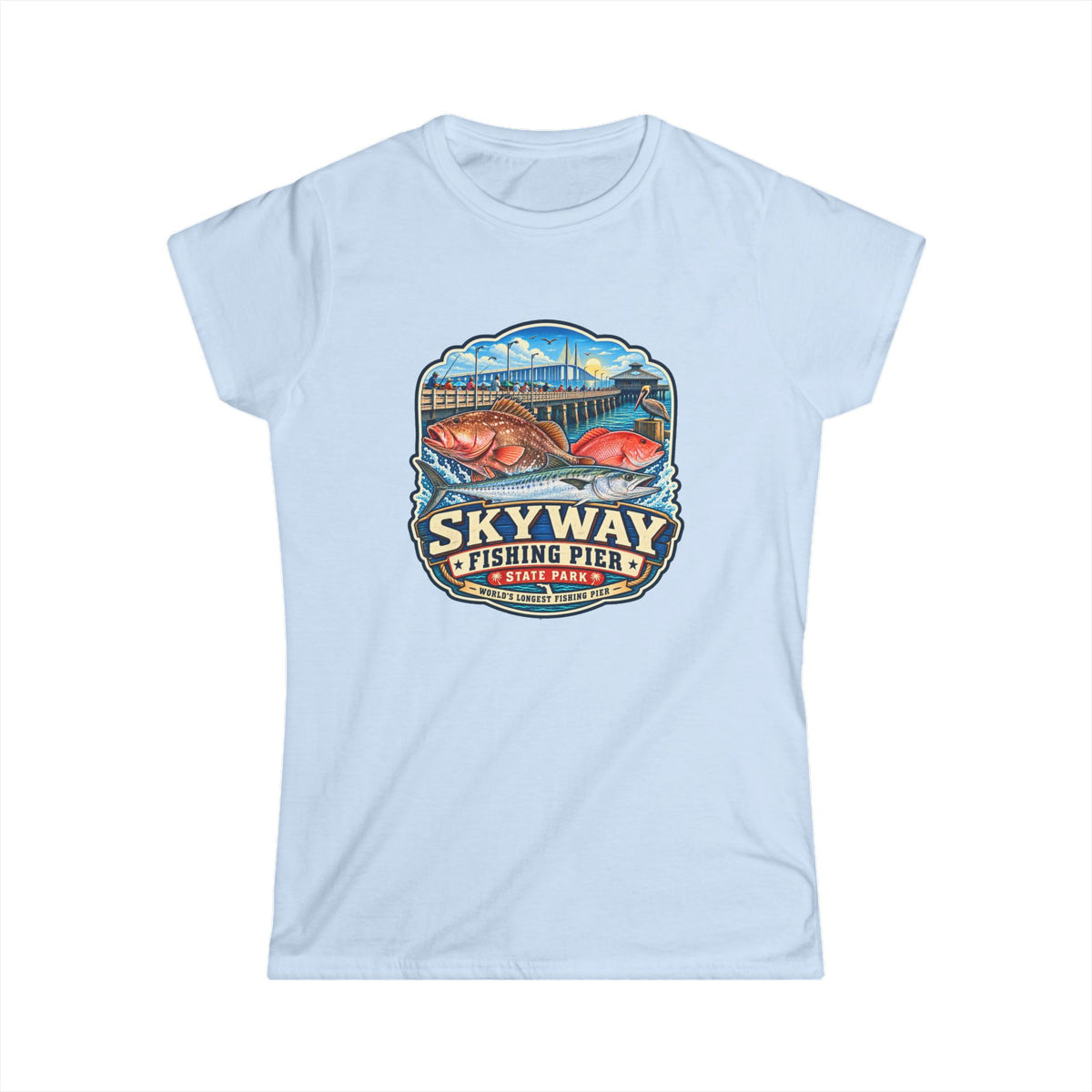 Skyway Fishing Pier- Vintage Tee