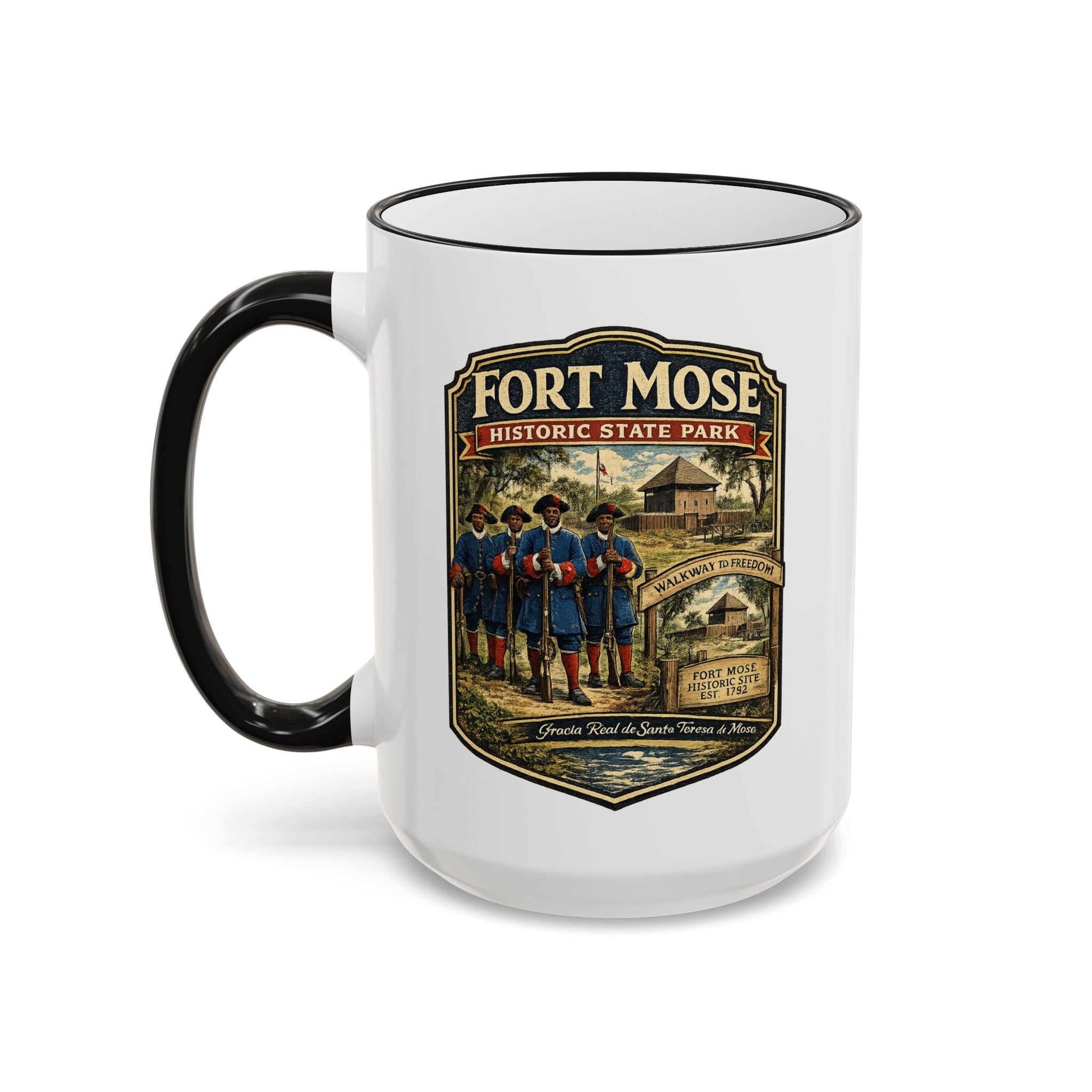 Fort Mose Accent Rim & Handle 11oz/15oz