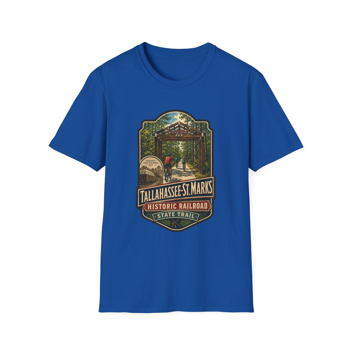 Tallahassee - St. Marks Trail  - Retro Tee