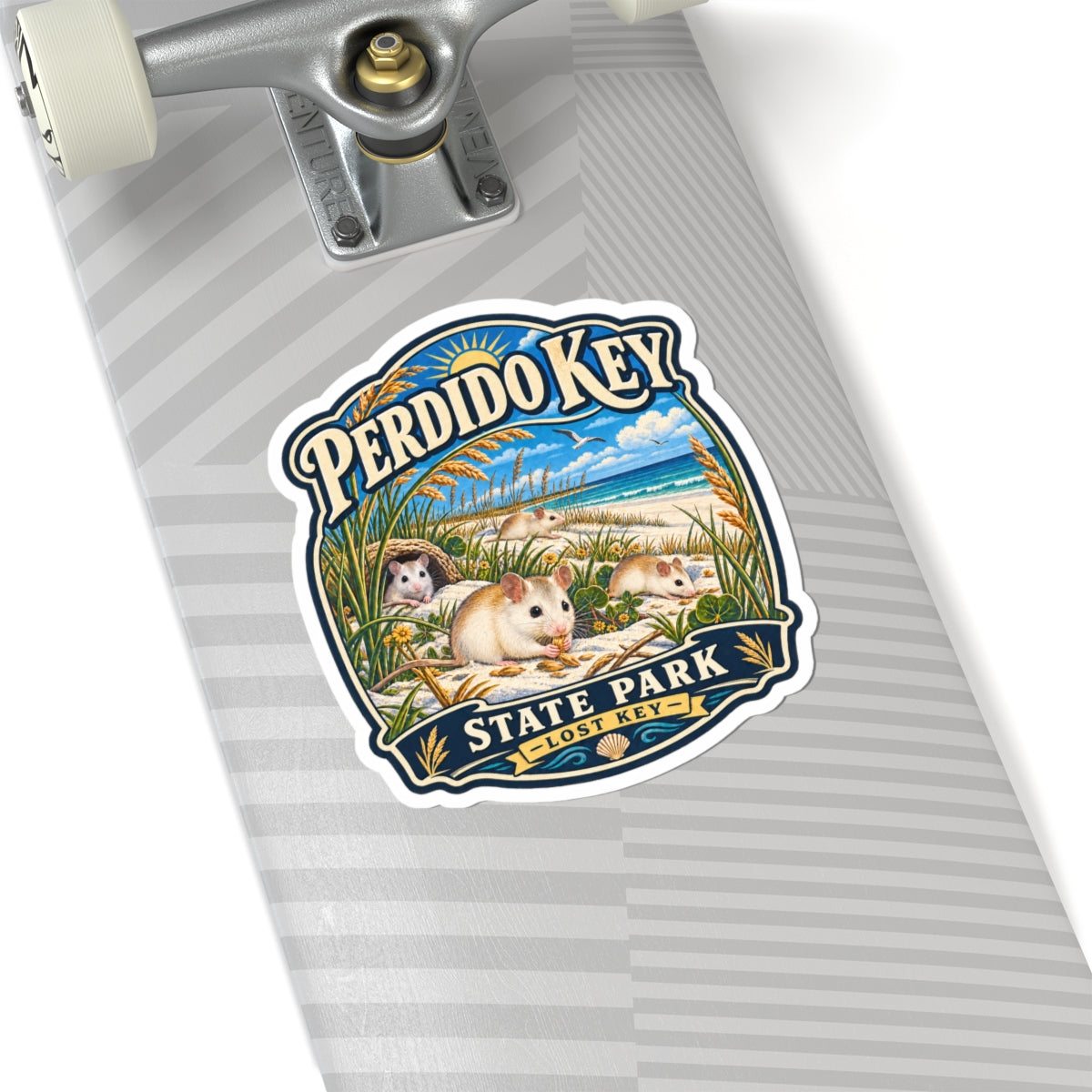 Perdido Key State Park Sticker — Beach Mice Kiss-Cut Decal