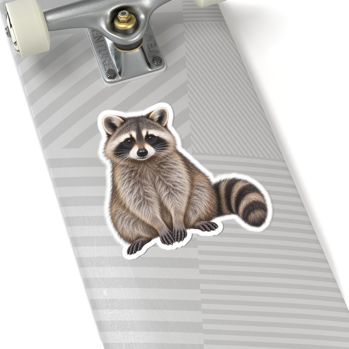 Raccoon Kiss-Cut Sticker — Cute Realistic Decal