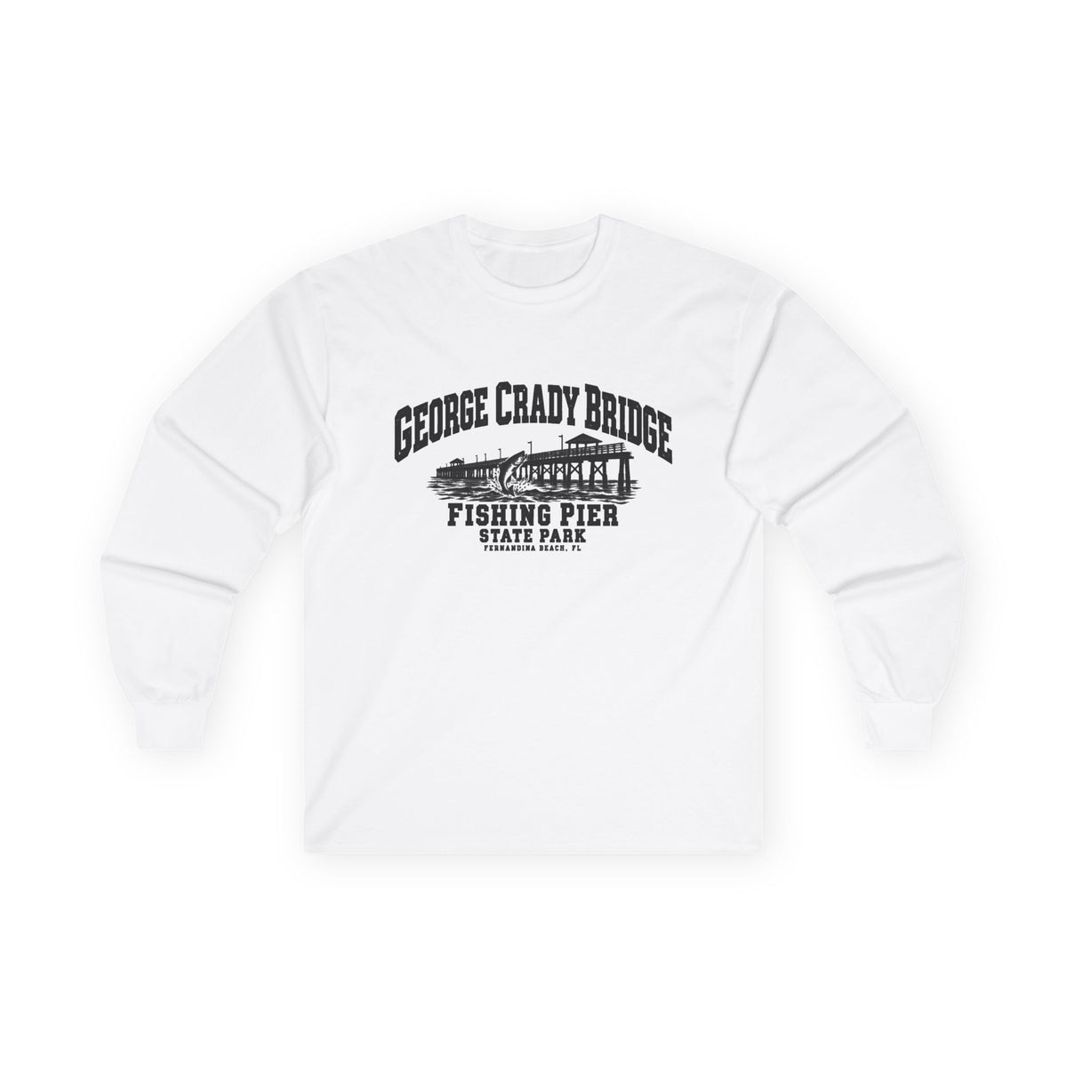 George Crady Bridge Fishing Pier State Park- Long Sleeve Tee