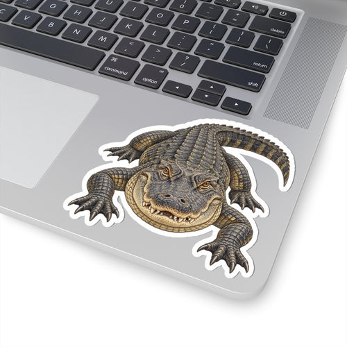 Alligator Kiss-Cut Sticker — Realistic Decal