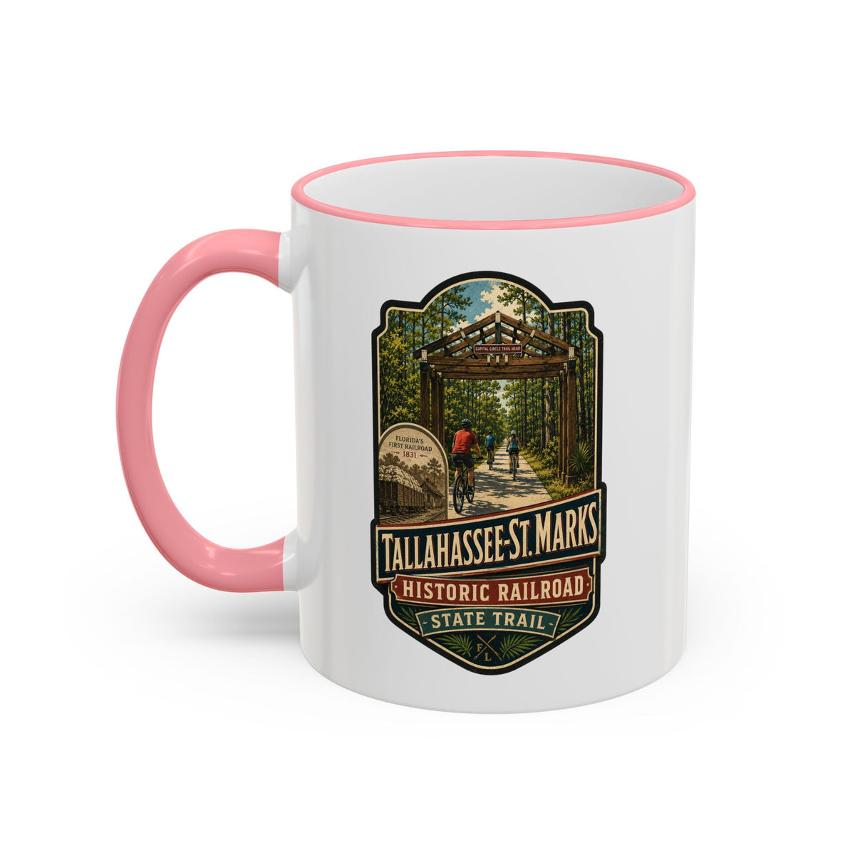 Tallahassee-St. Marks Trail  Accent Rim & Handle 11oz/15oz