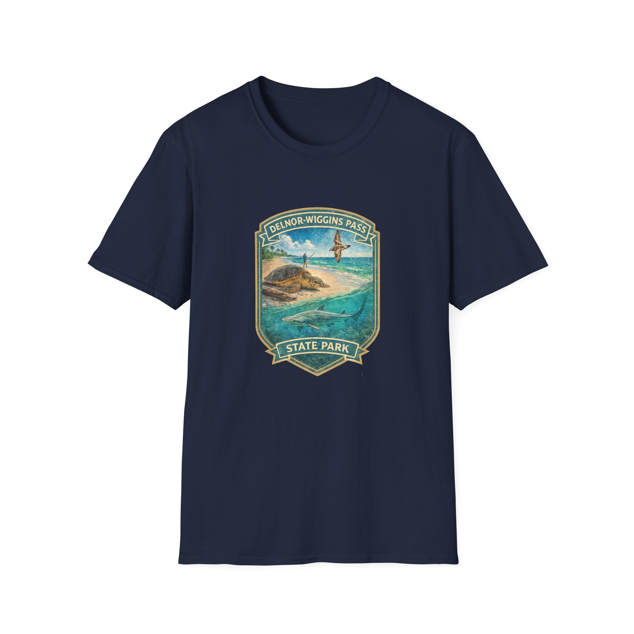 Delnor-Wiggins Pass- Retro Tee