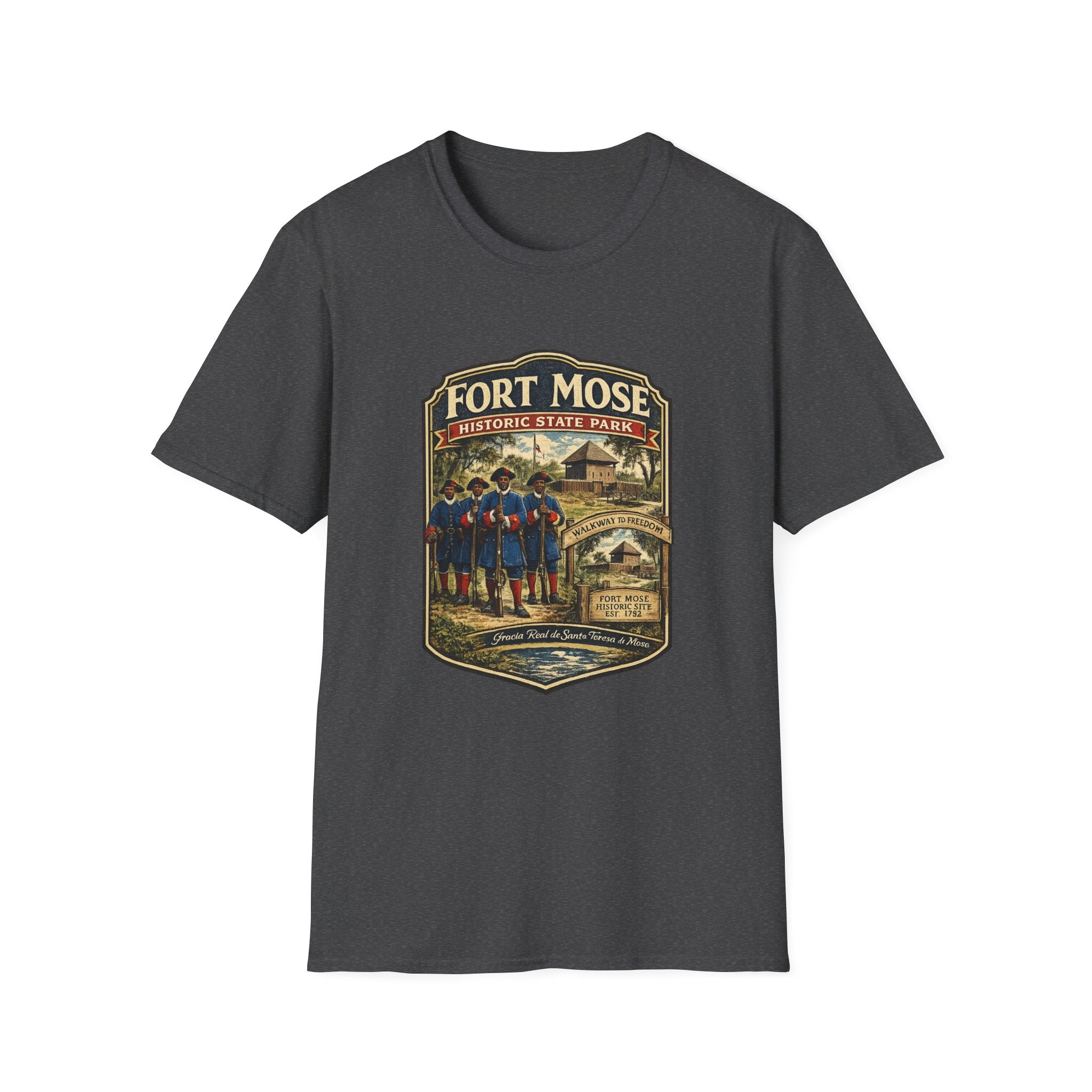 Fort Mose- Retro Tee