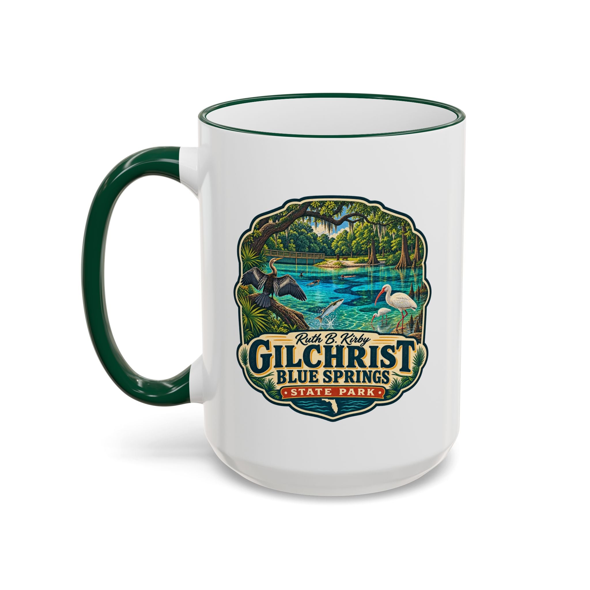 Gilchrist Blue Accent Rim & Handle 11oz/15oz