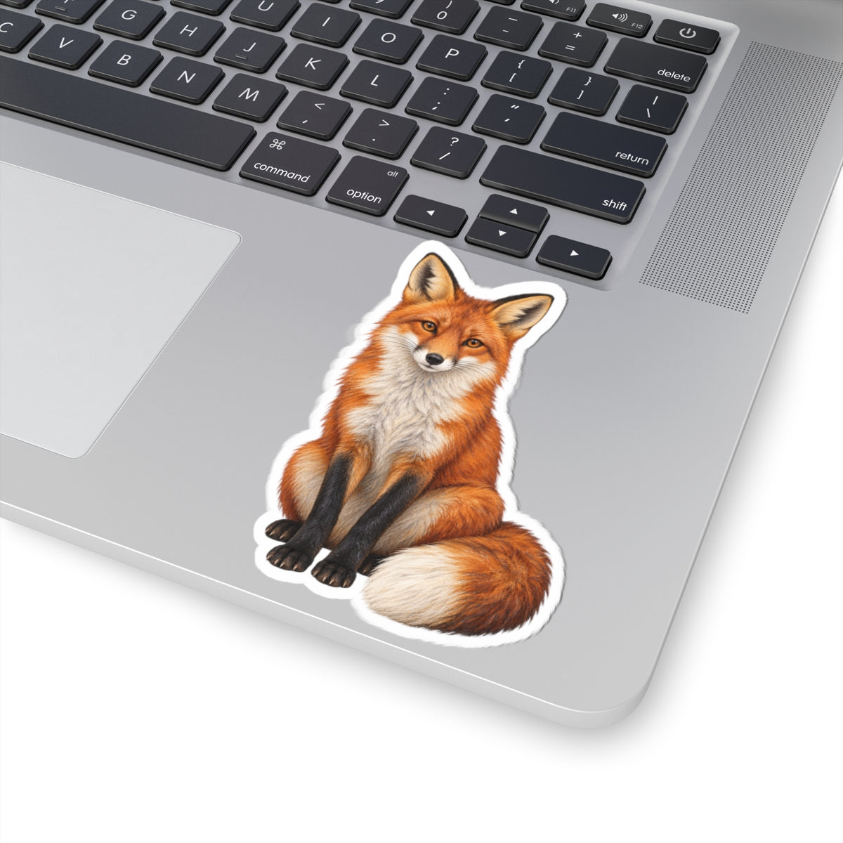 Red Fox Sticker — Realistic Decal