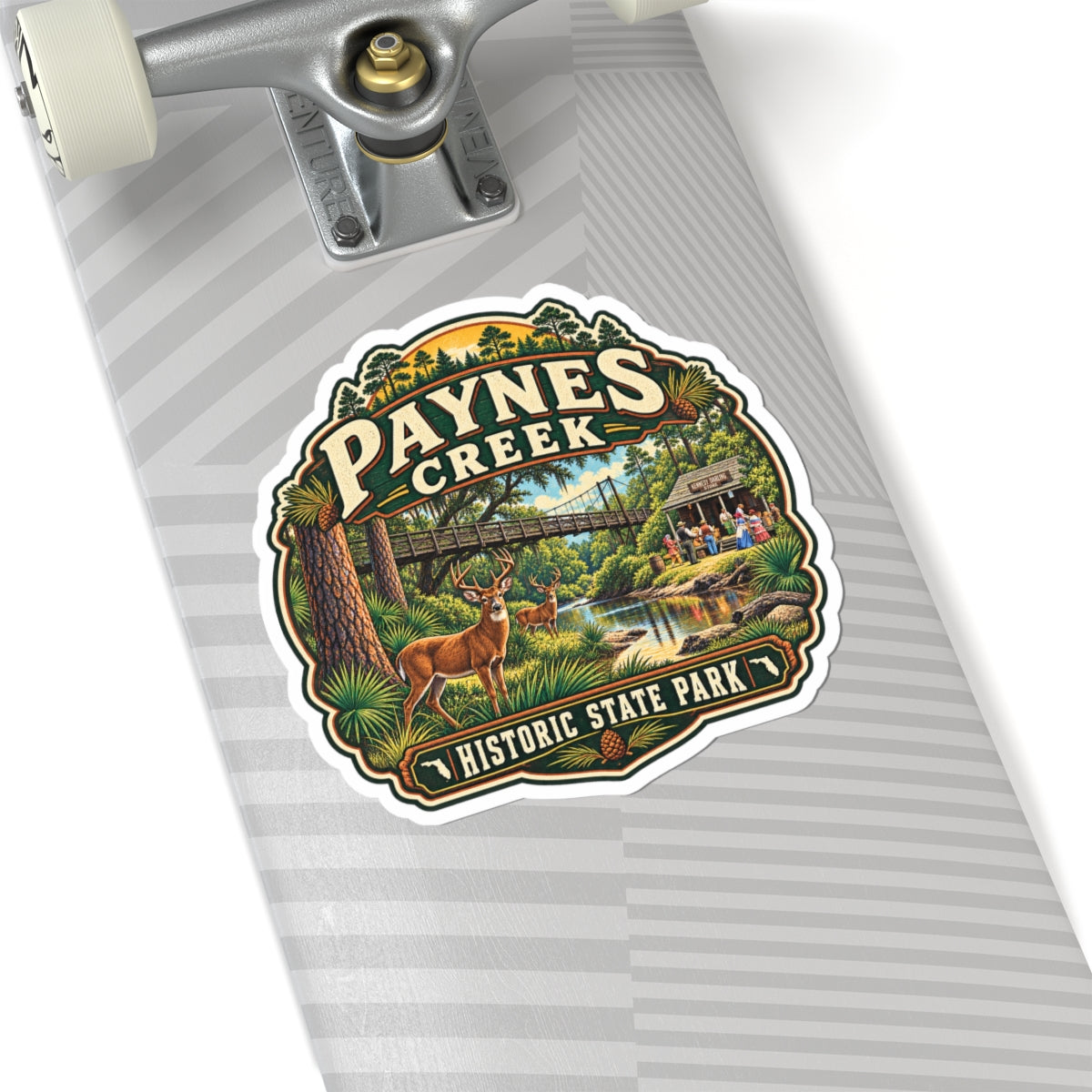 Paynes Creek Historic State Park Sticker — Scenic Nature Kiss-Cut Sticker