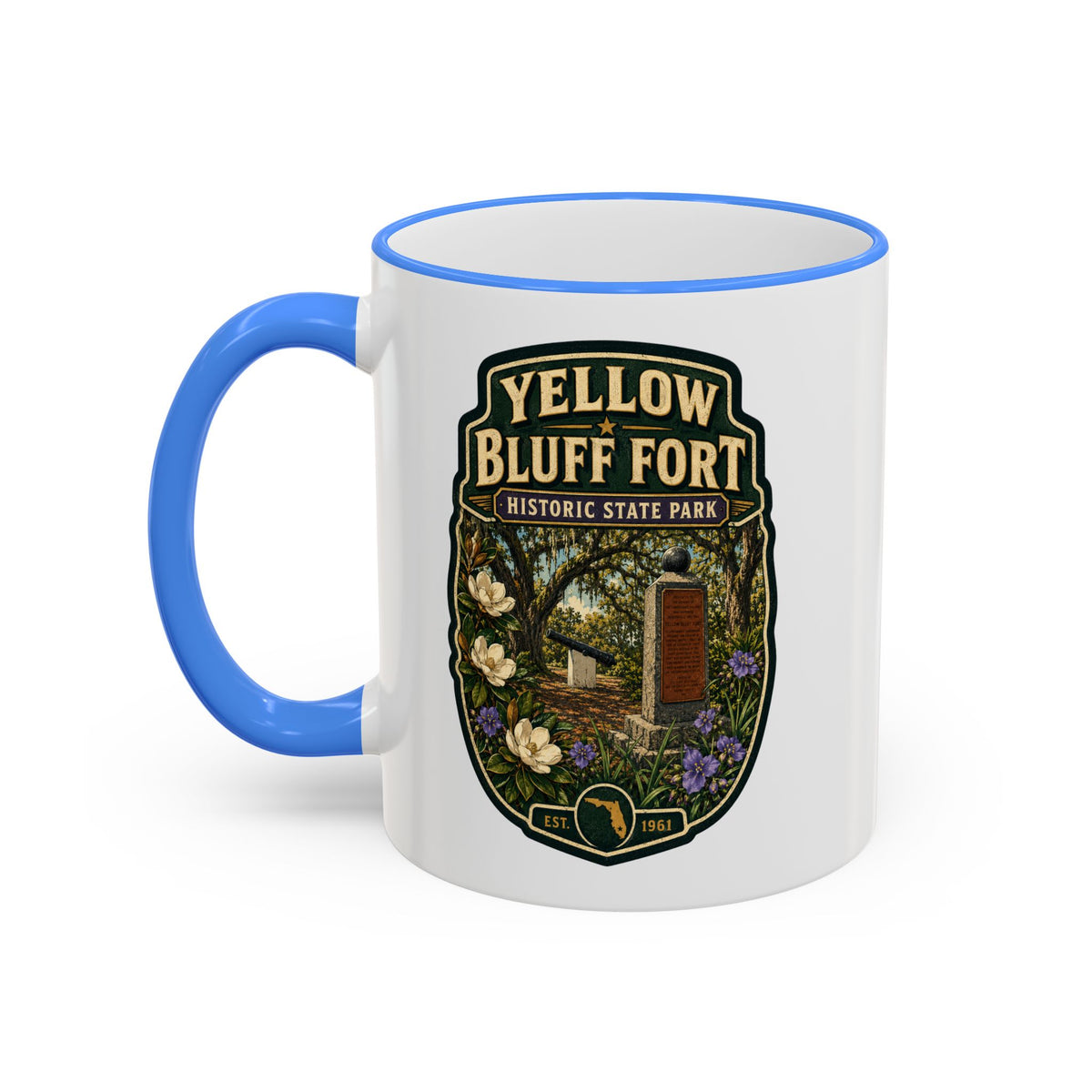 Yellow Bluff Fort — Accent Rim & Handle 11oz/15oz