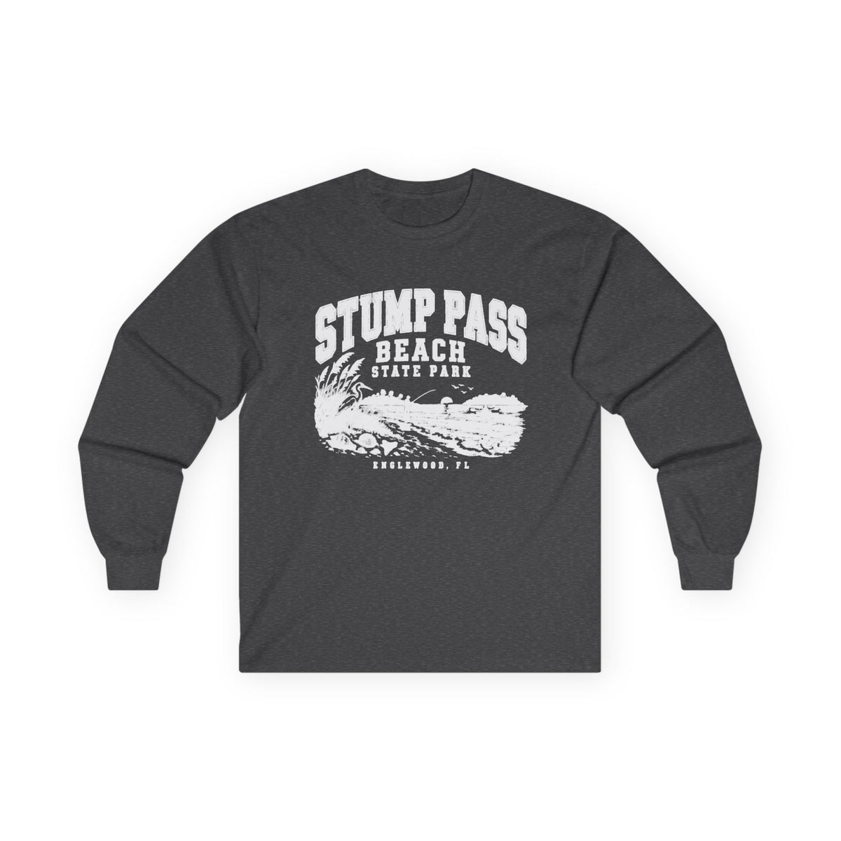 Vintage Stump Pass Beach- Long Sleeve Tee