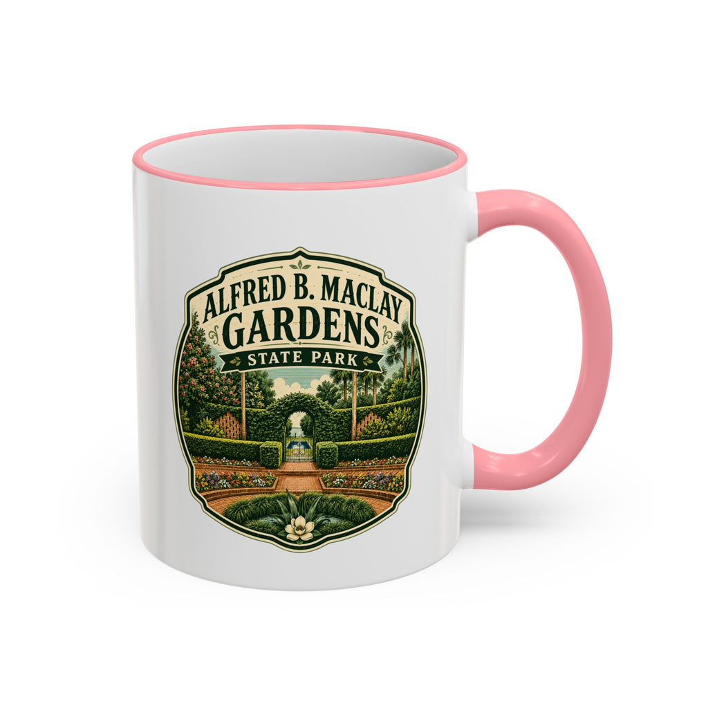 Maclay Gardens Vintage Mug — Accent Rim & Handle 11oz/15oz