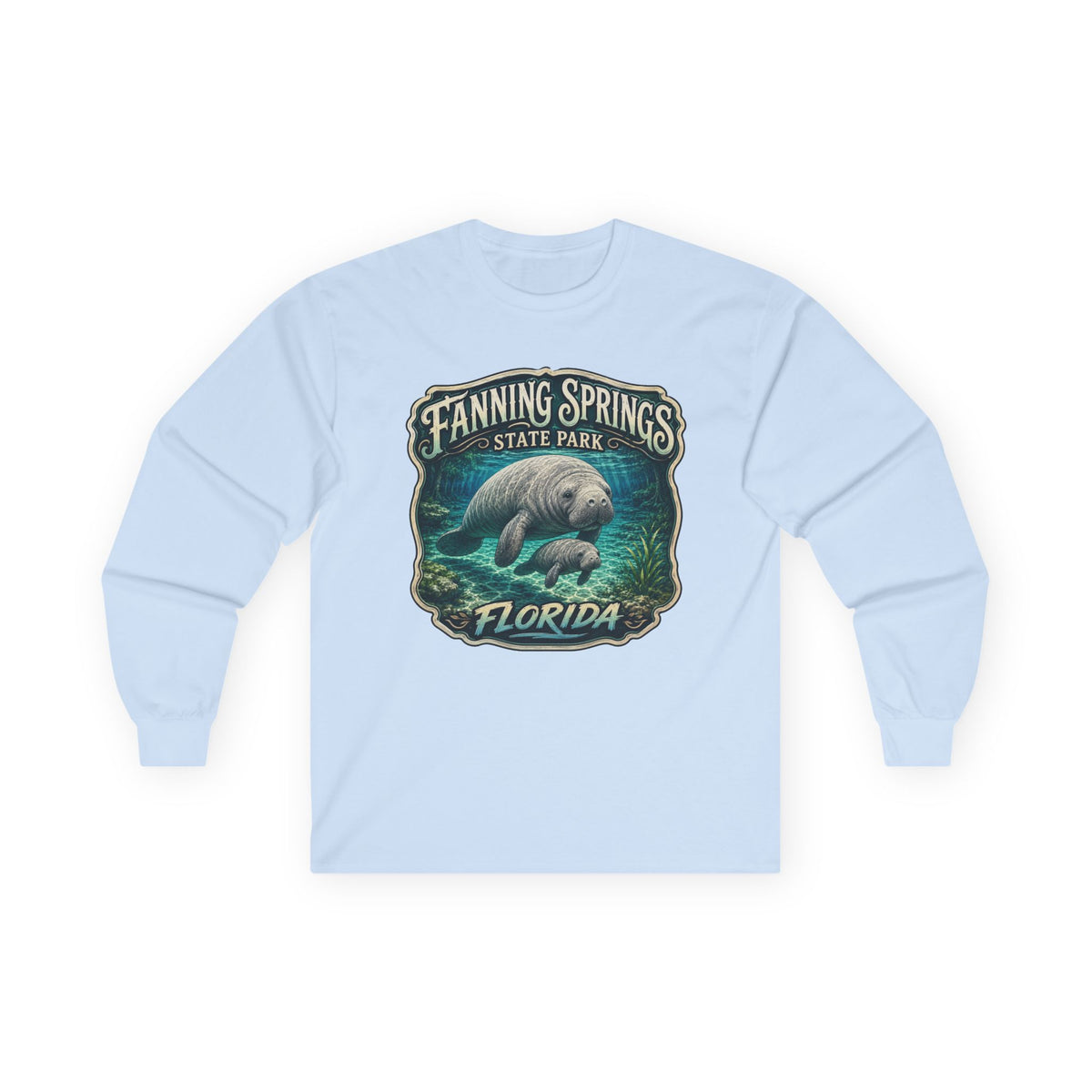 Manatee Mama Long Sleeve Tee — Vintage Fanning Springs