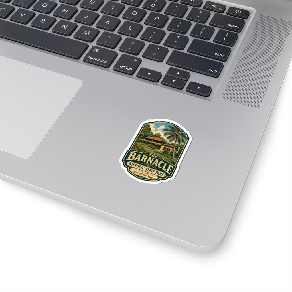 Barnacle Historic State Park Sticker — Vintage Travel Laptop Decal