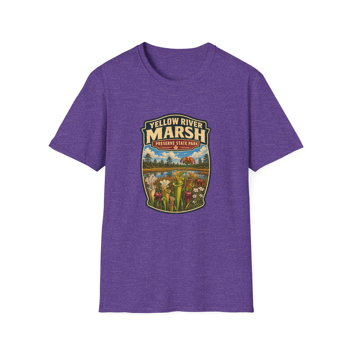 Yellow River Marsh — Retro Tee