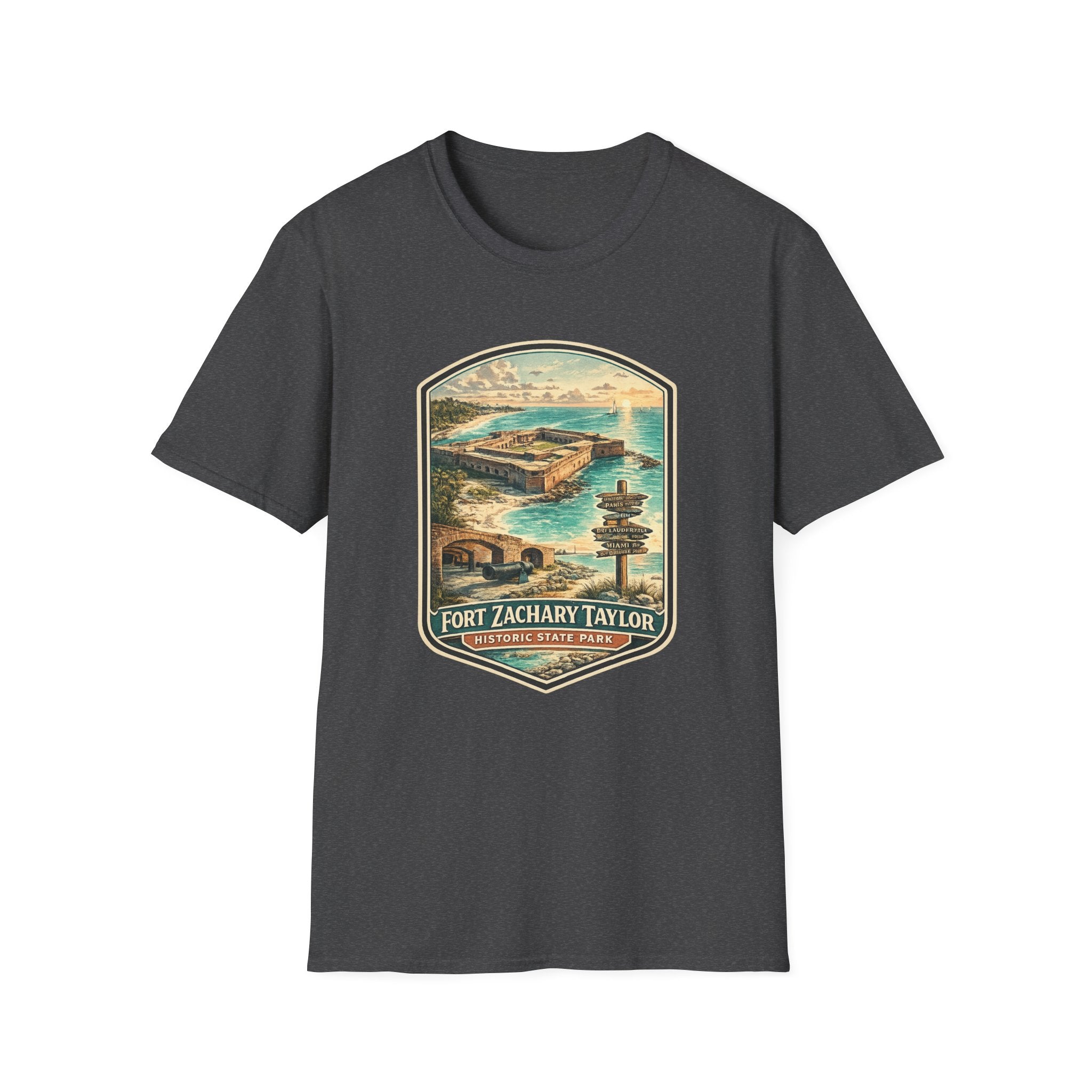 Fort Zachary Taylor- Retro Tee
