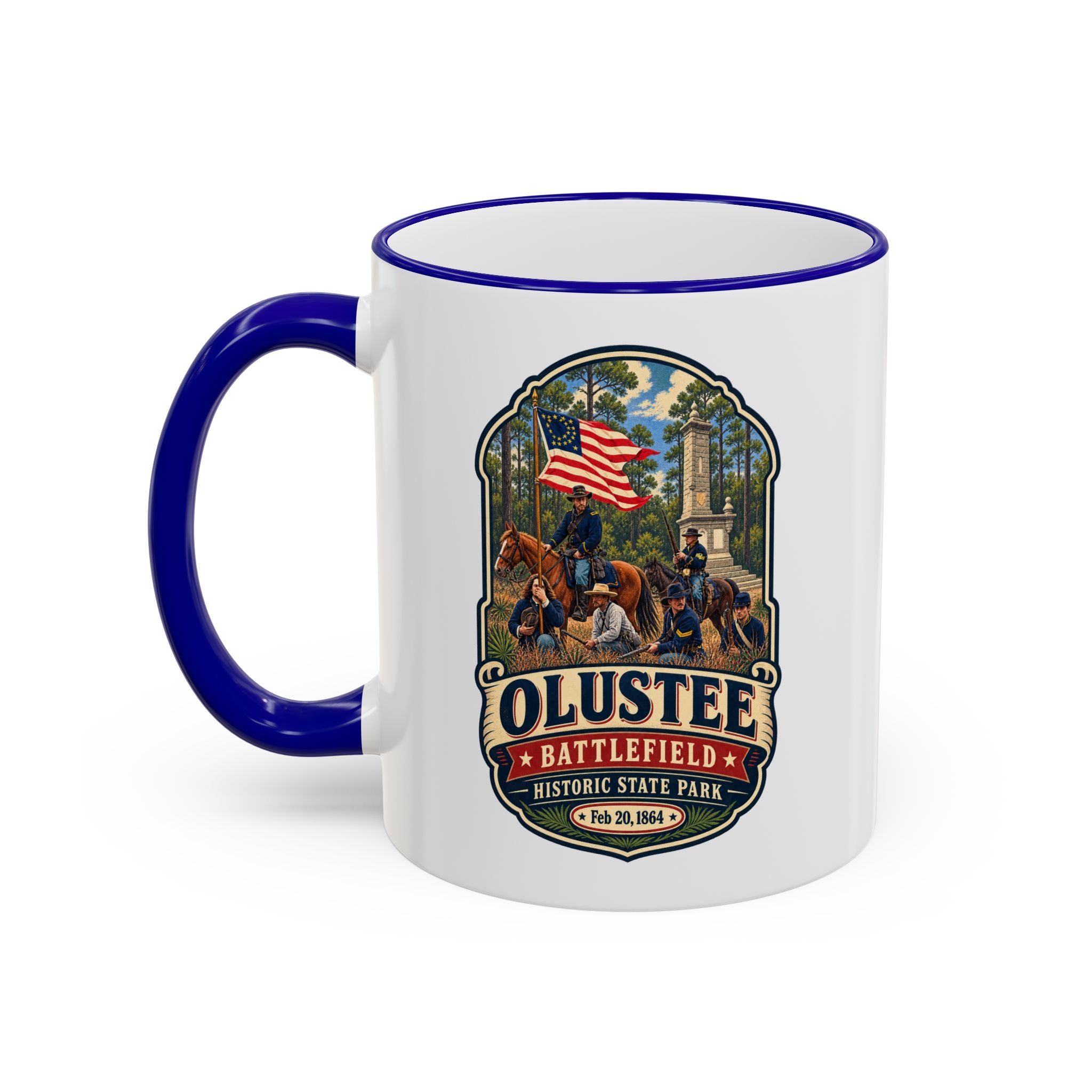 Olustee Battlefield Accent Rim & Handle 11oz/15oz