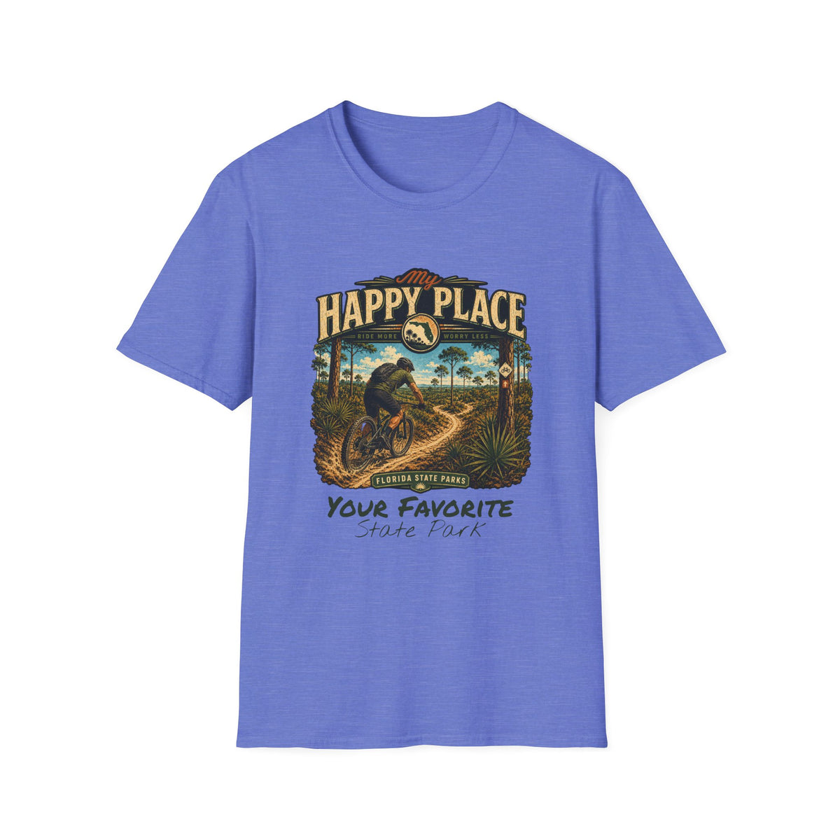 CUSTOMIZABLE Mountain Bike- Retro Tee