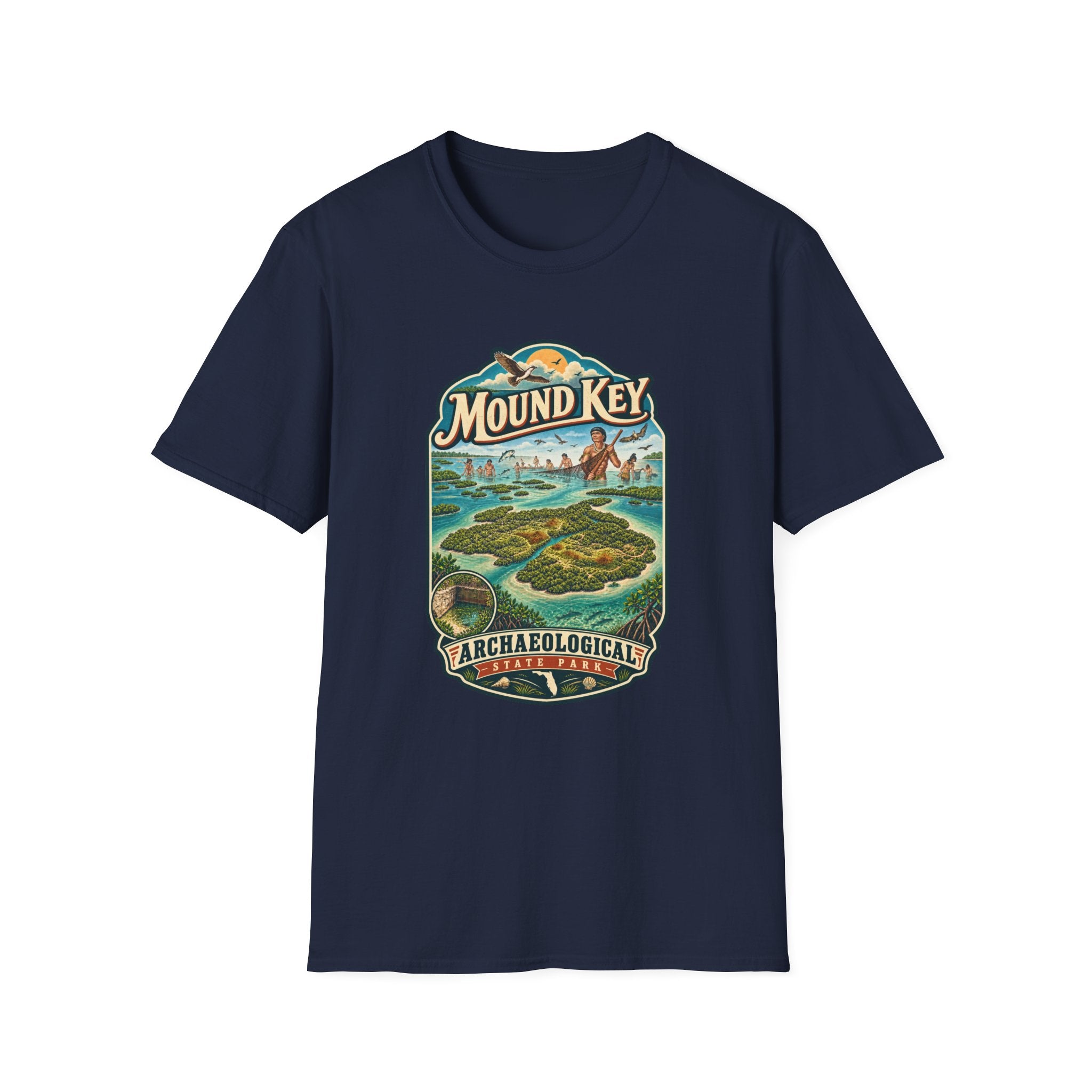 Mound Key- Retro Tee