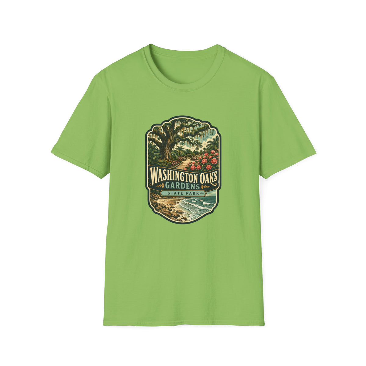 Washington Oaks — Retro Tee
