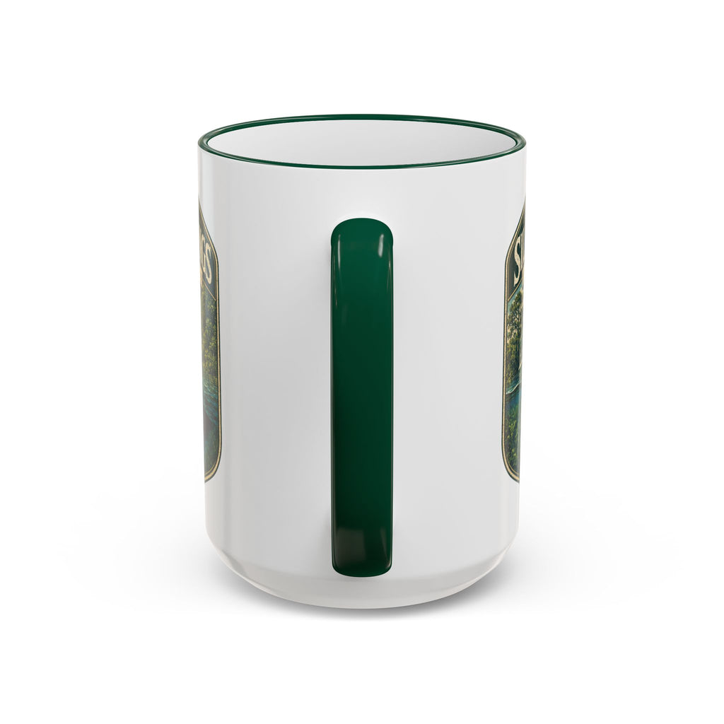 Silver Springs Vintage Mug — Accent Rim & Handle 11oz/15oz