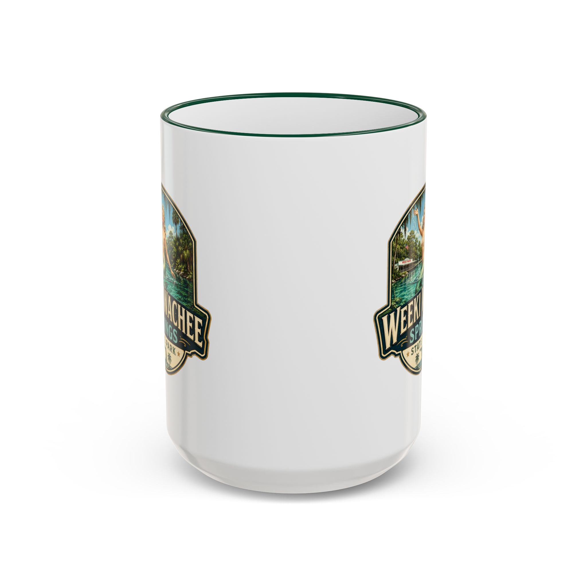 Weeki Wachee Vintage Mug — Accent Rim & Handle 11oz/15oz