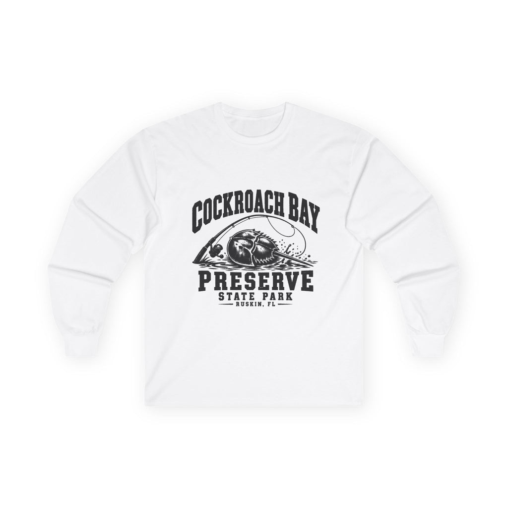 Cockroach Bay Preserve State Park Fishing Emblem- Long Sleeve Tee