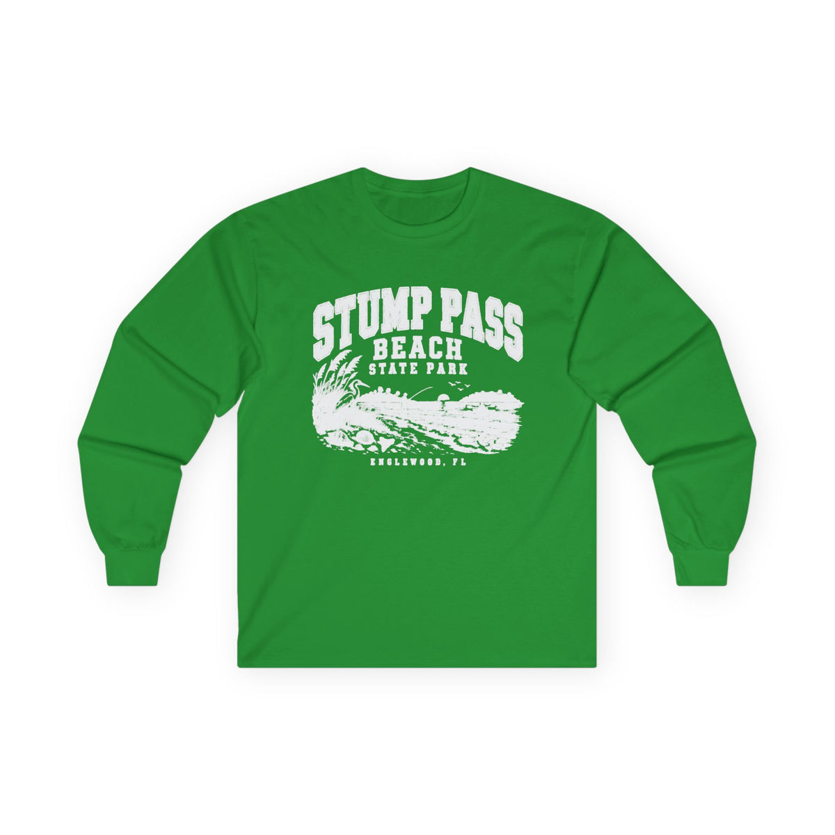 Vintage Stump Pass Beach- Long Sleeve Tee