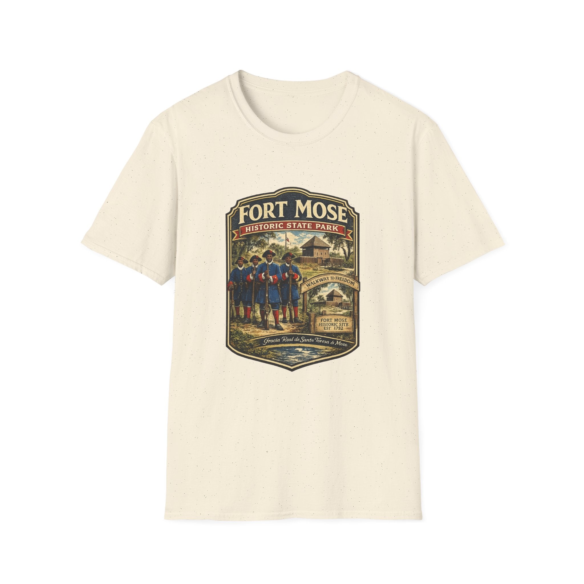 Fort Mose- Retro Tee