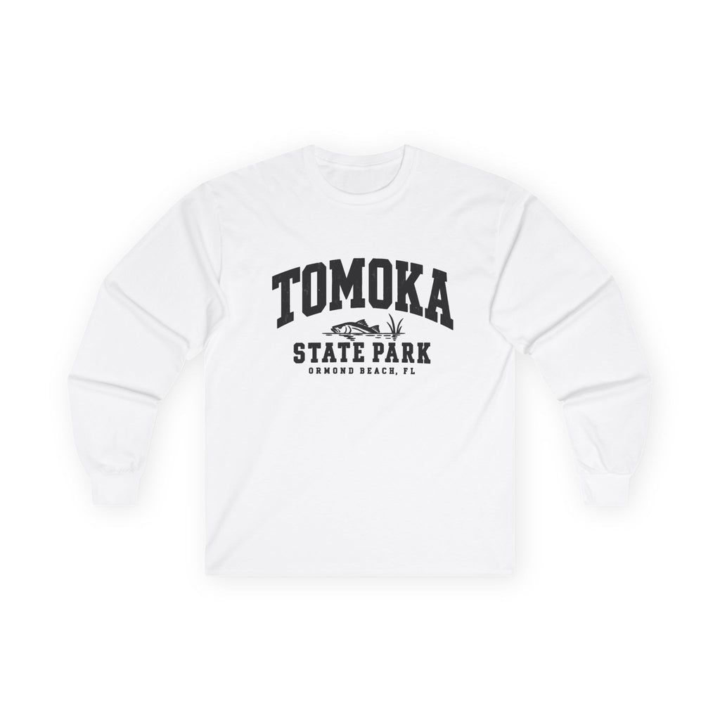 Tomoka State Park Fish Logo- Long Sleeve Tee