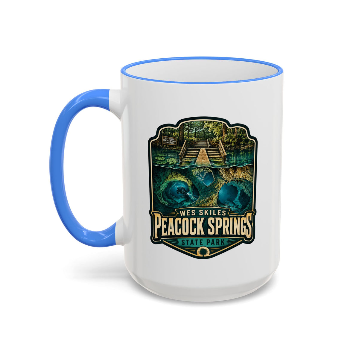 Peacock Springs — Accent Rim & Handle 11oz/15oz
