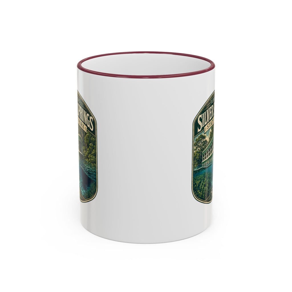 Silver Springs Vintage Mug — Accent Rim & Handle 11oz/15oz