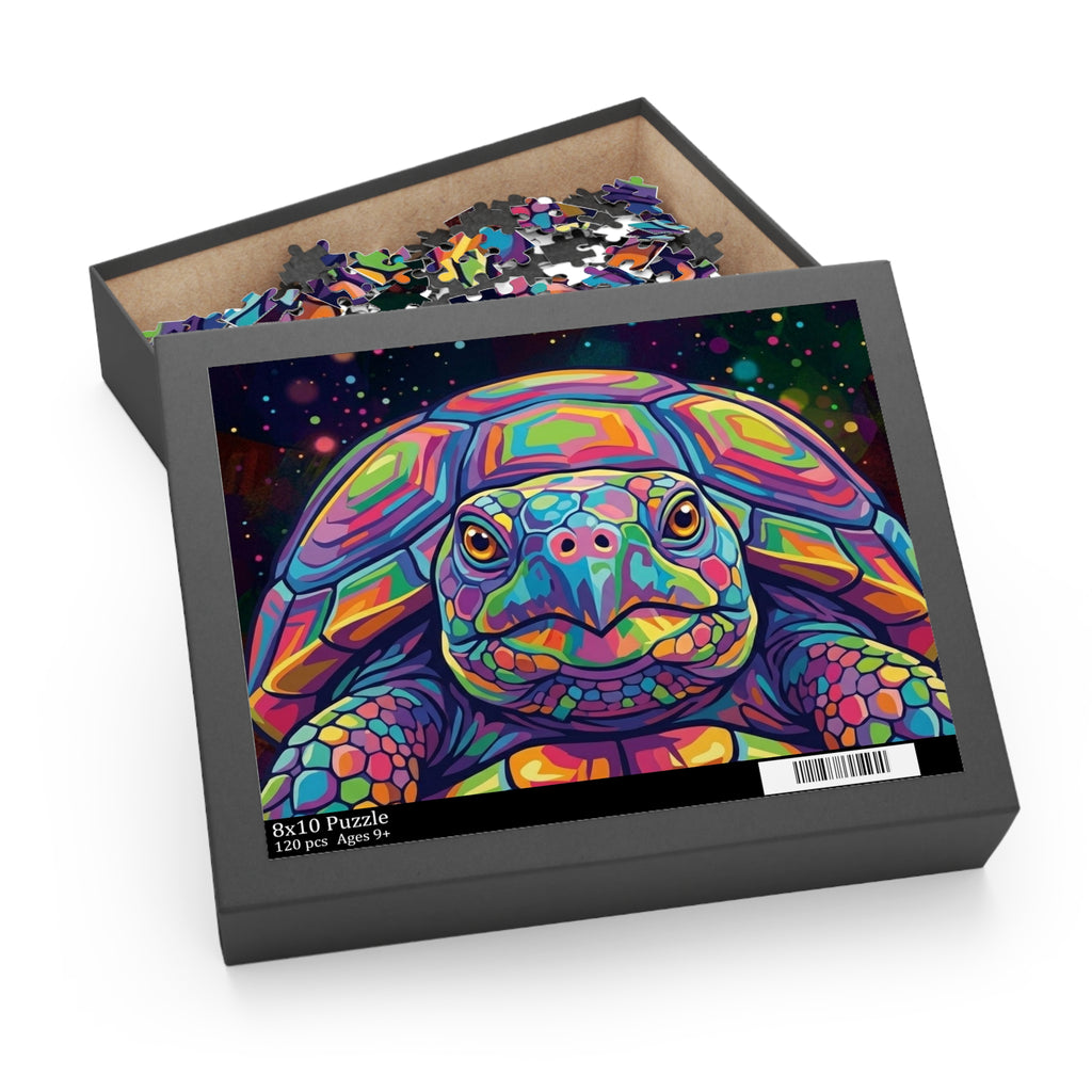 Rainbow Gopher Tortoise Jigsaw Puzzle (120/252/500 pcs)