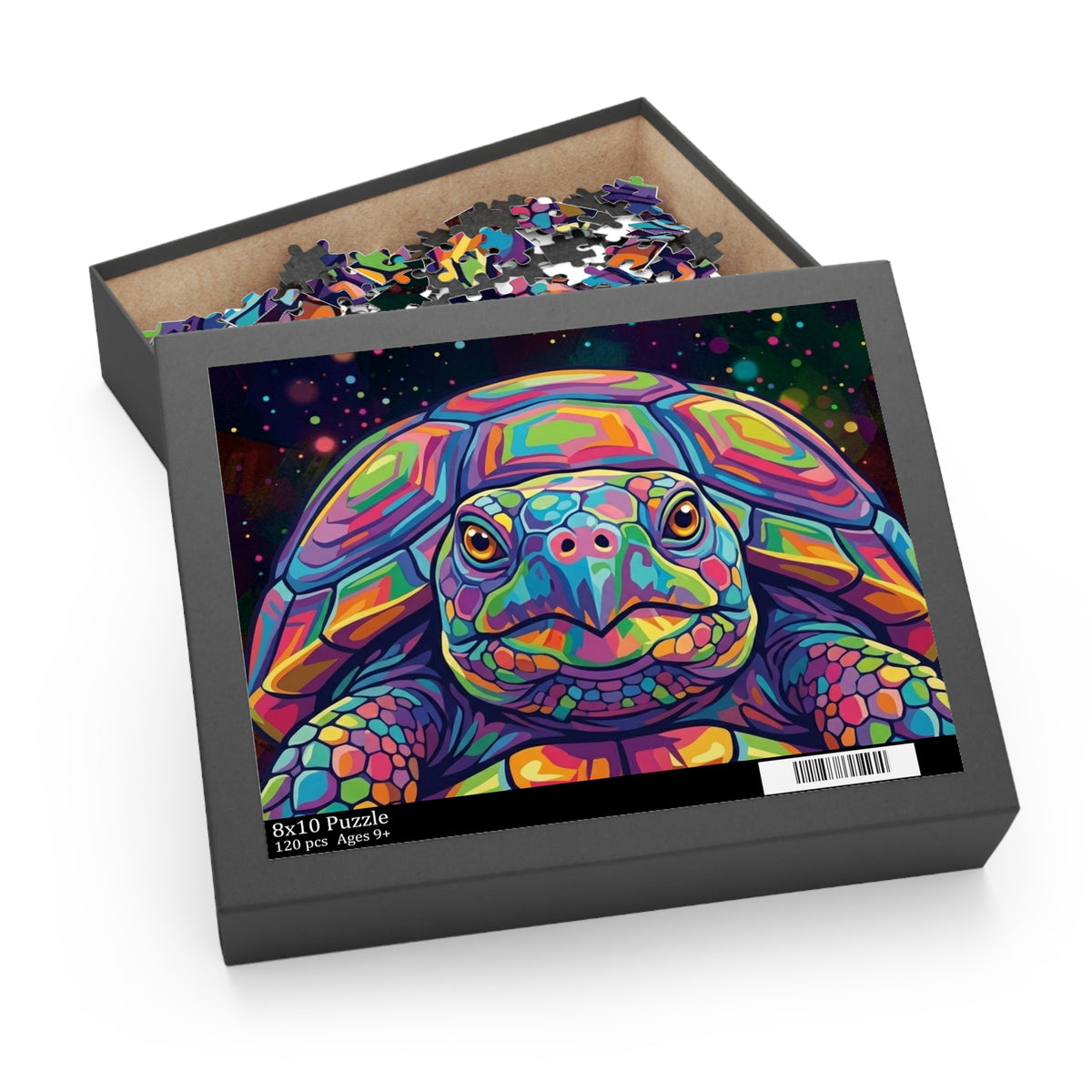 Rainbow Gopher Tortoise Jigsaw Puzzle (120/252/500 pcs)