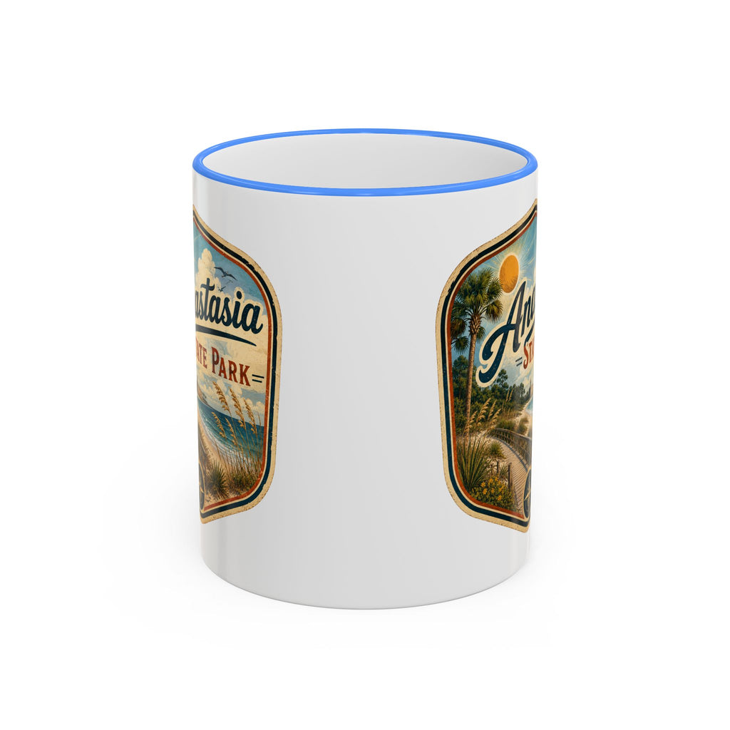 Anastasia Vintage Mug — Accent Rim & Handle 11oz/15oz