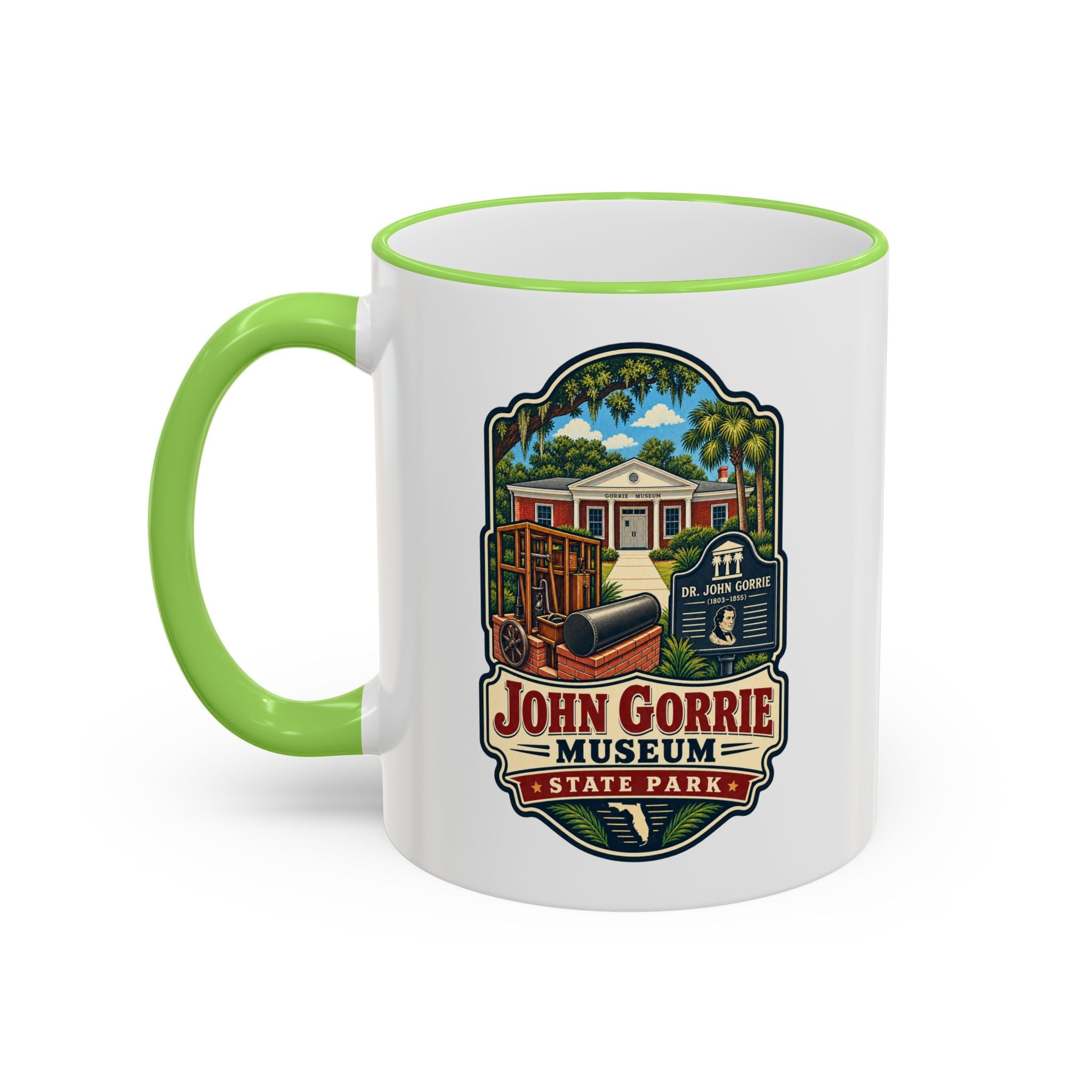 John Gorrie Museum Accent Rim & Handle 11oz/15oz
