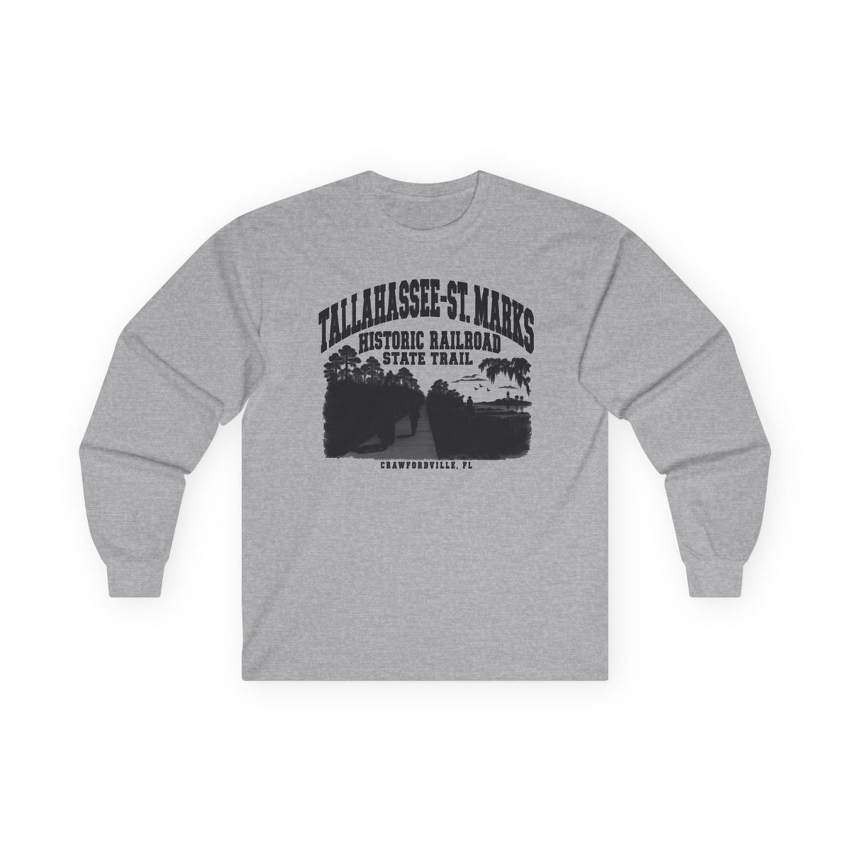 Tallahassee-St. Marks Historic Railroad State Trail- Long Sleeve Tee