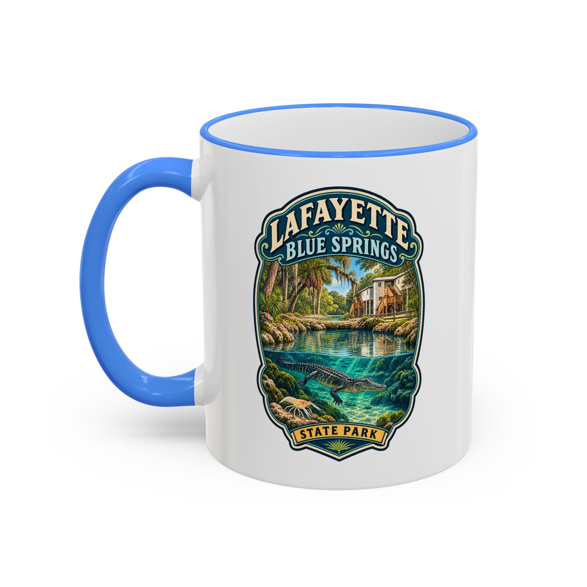 Lafayette Blue Springs Accent Rim & Handle 11oz/15oz