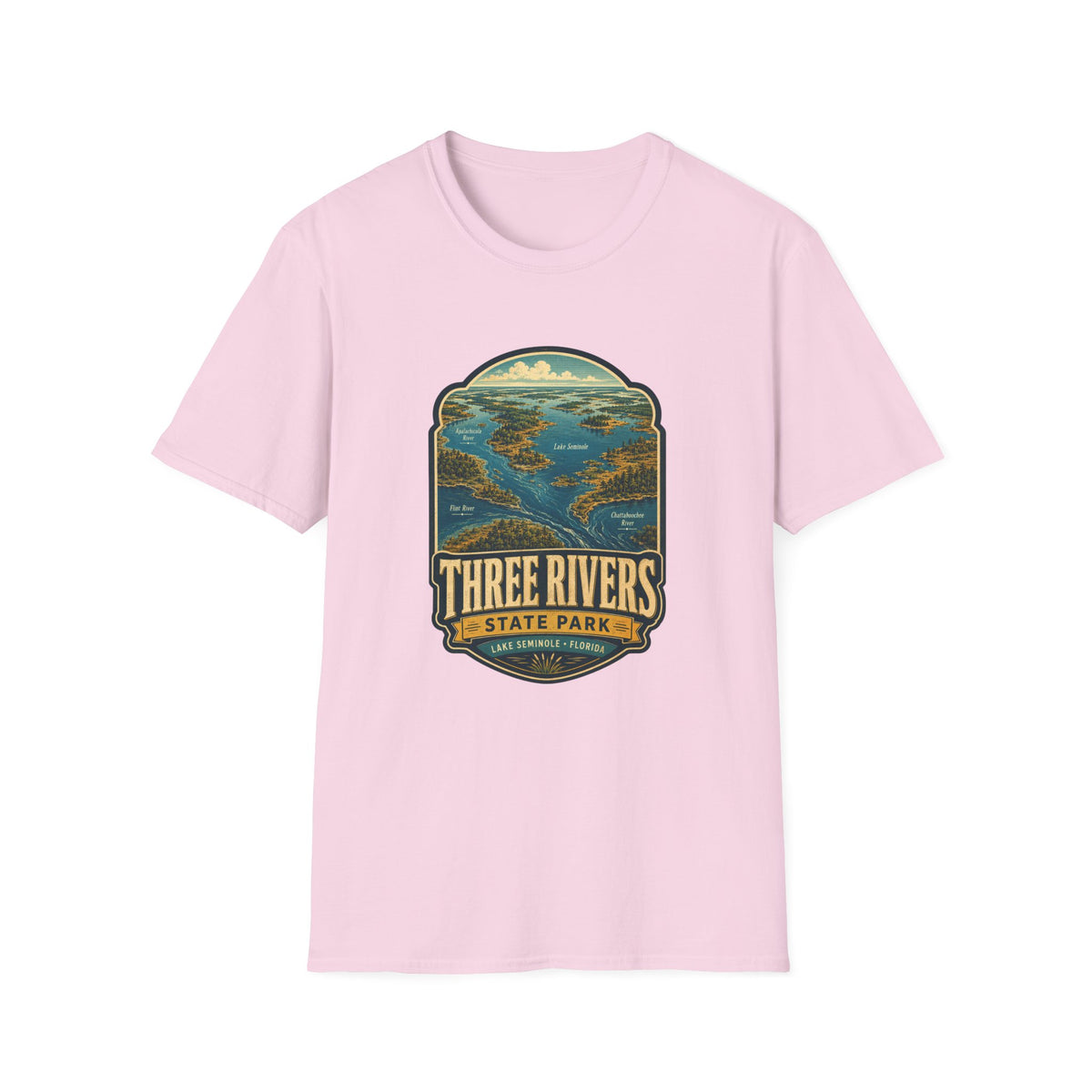 Three Rivers — Retro Tee