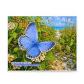 Miami Blue Butterfly Puzzle – Scenic Nature Jigsaw (120/252/500 pcs)